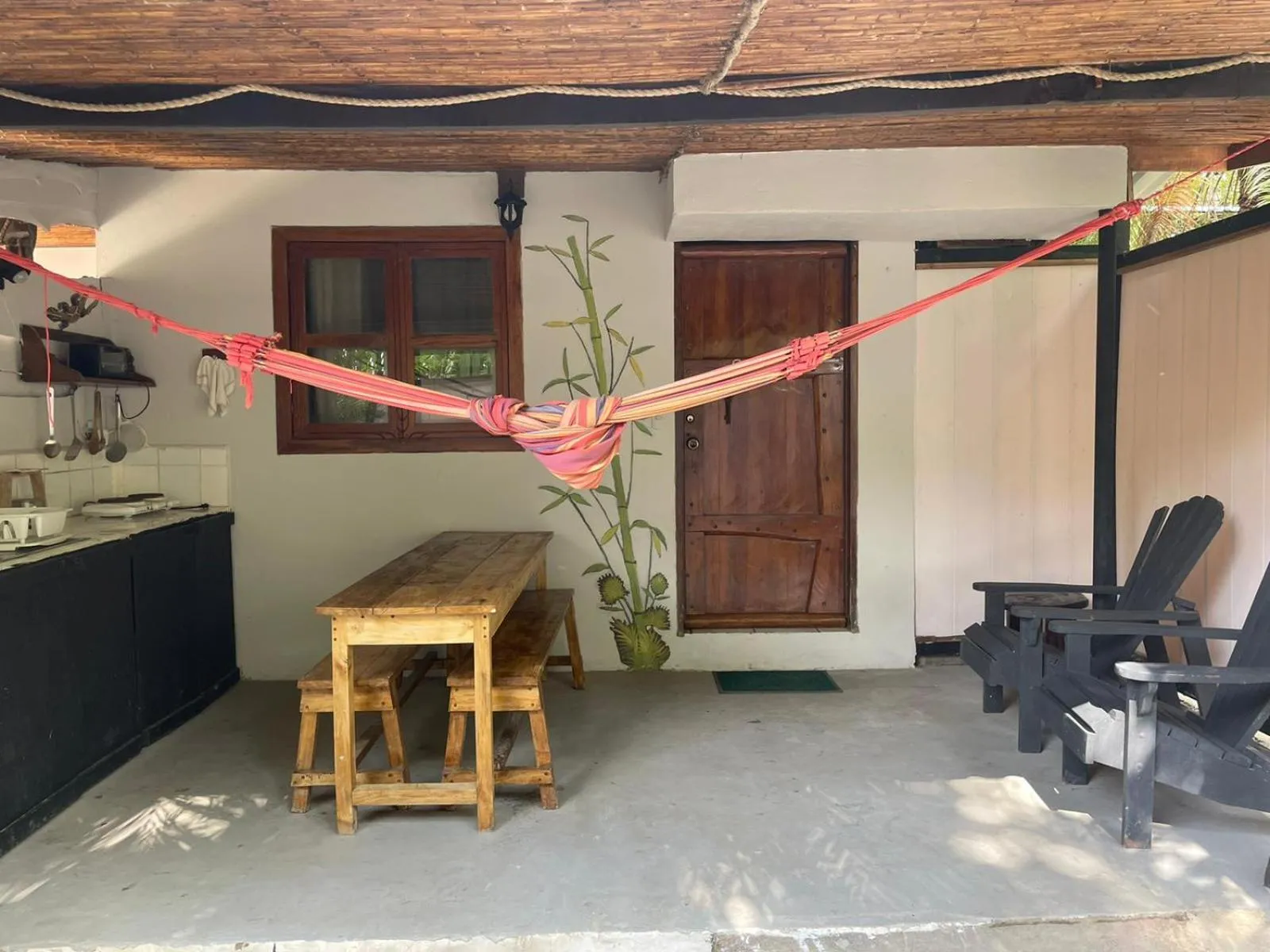 Patio in Beach Cabinas