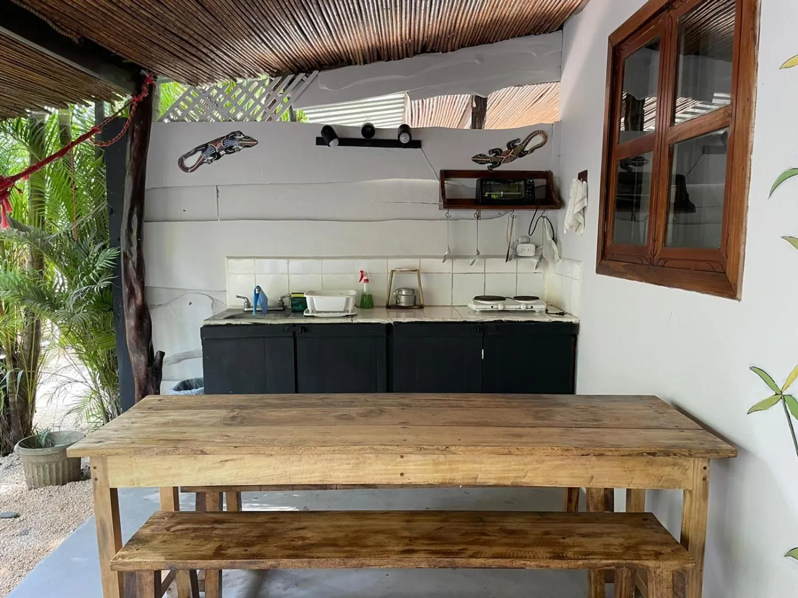Kitchen or kitchenette in Beach Cabinas