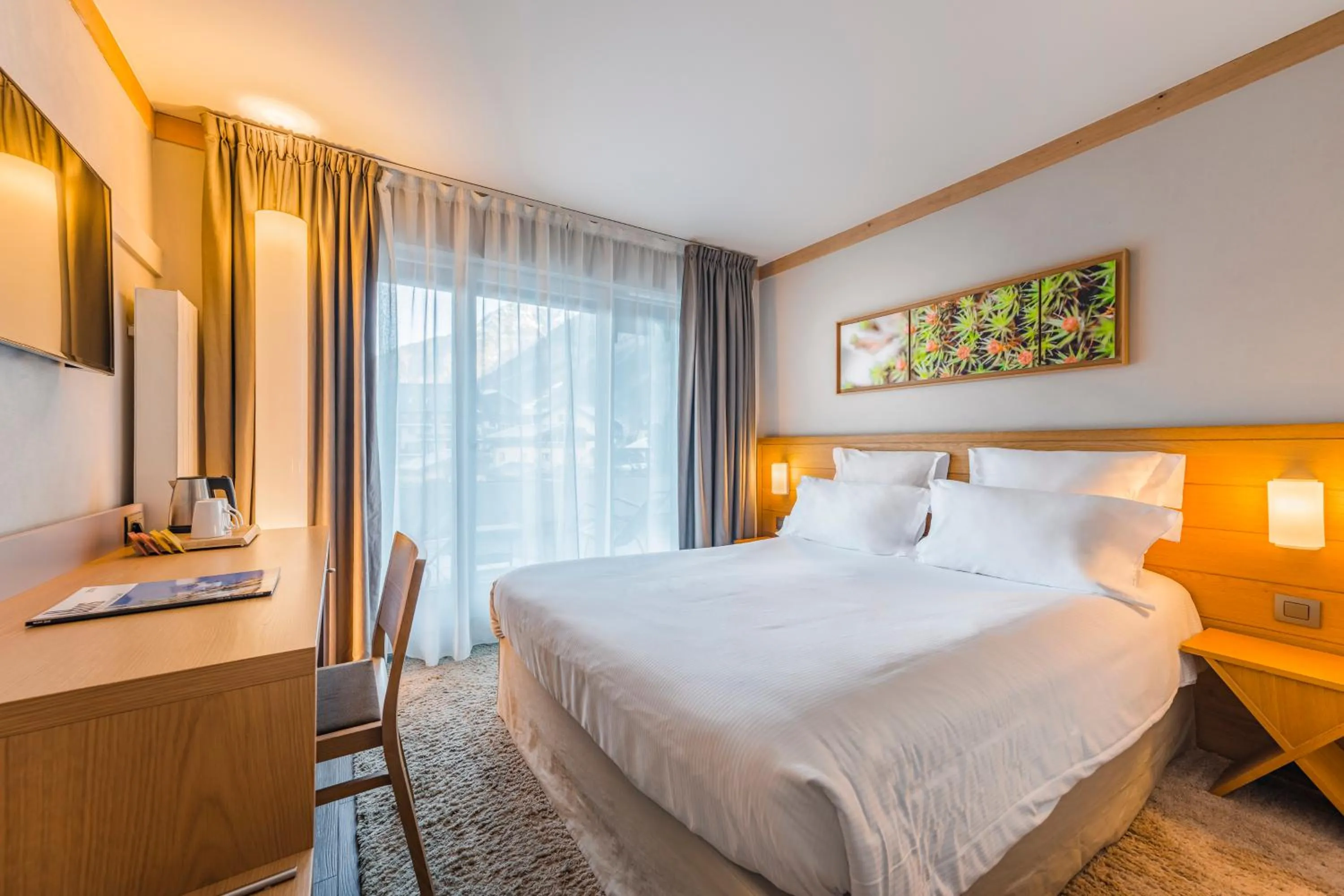 Bedroom, Bed in Hotel Le Morgane