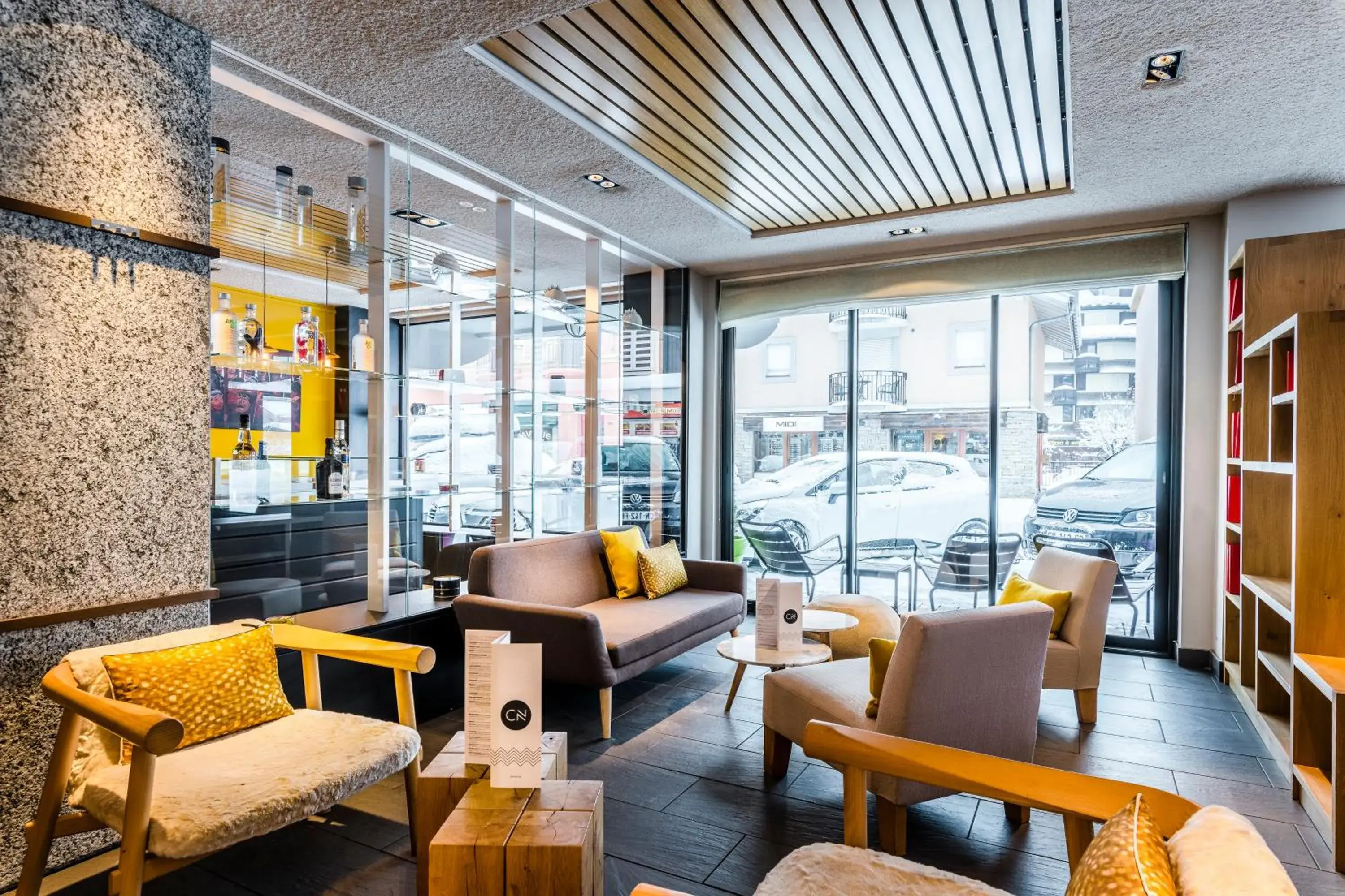 Lounge or bar in Hotel Le Morgane Lounge or bar in Hotel Le Morgane