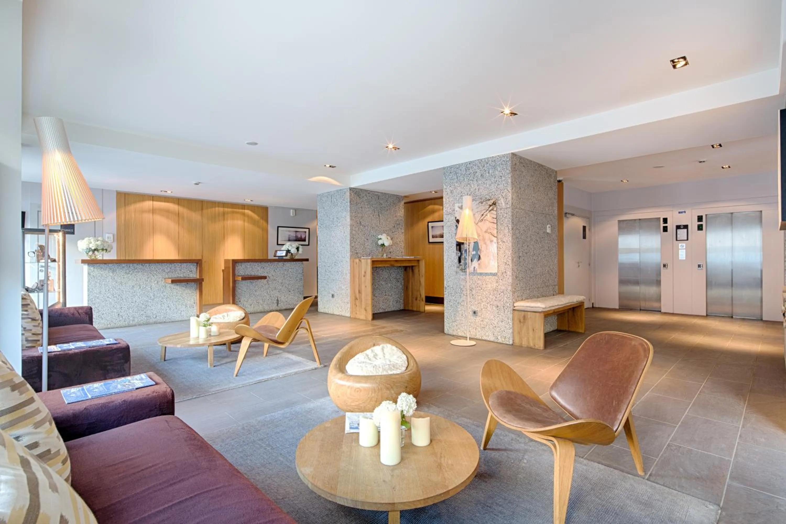 Lobby or reception in Hotel Le Morgane