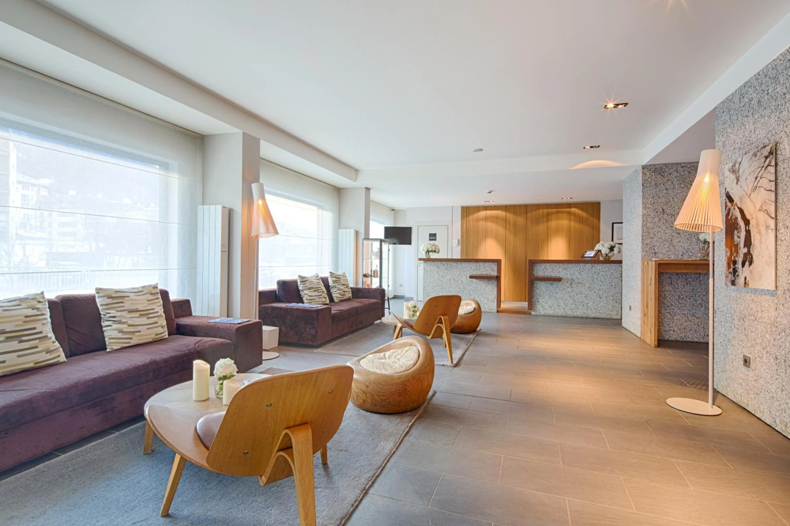 Lobby or reception in Hotel Le Morgane