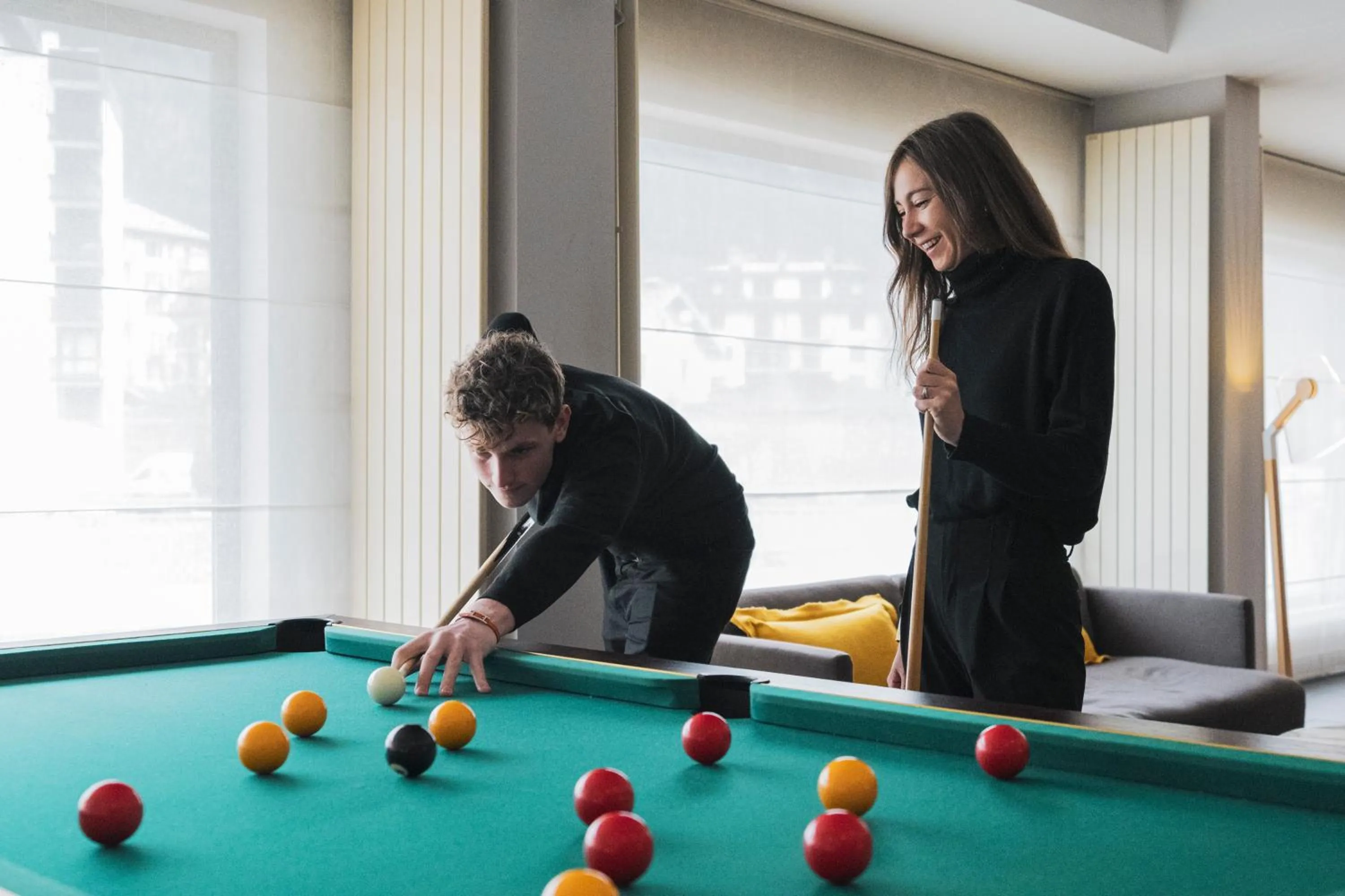 Billiard in Hotel Le Morgane