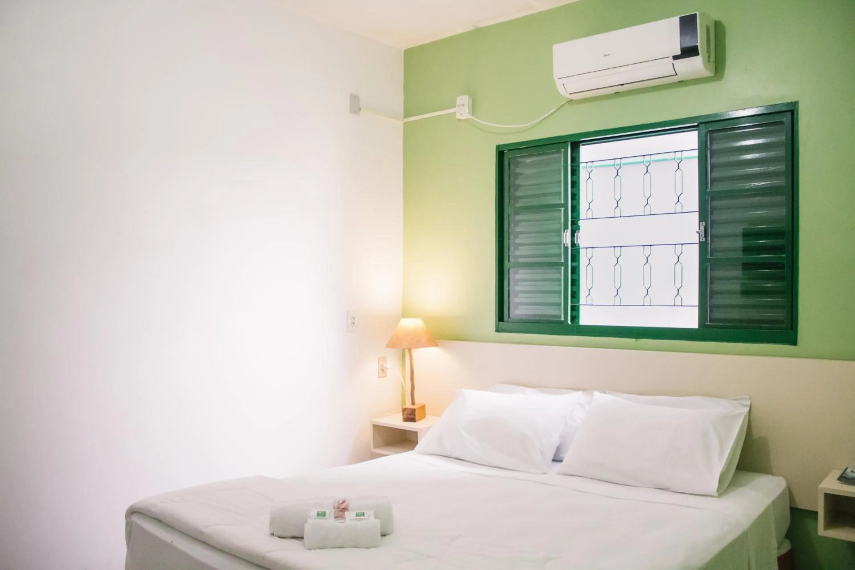 Bed in Hotel Guaíba