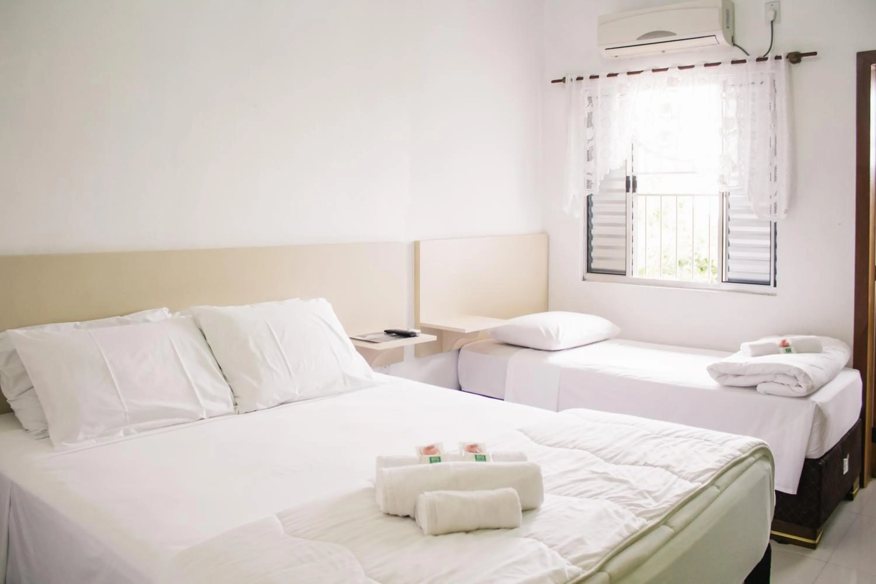 Bed in Hotel Guaíba