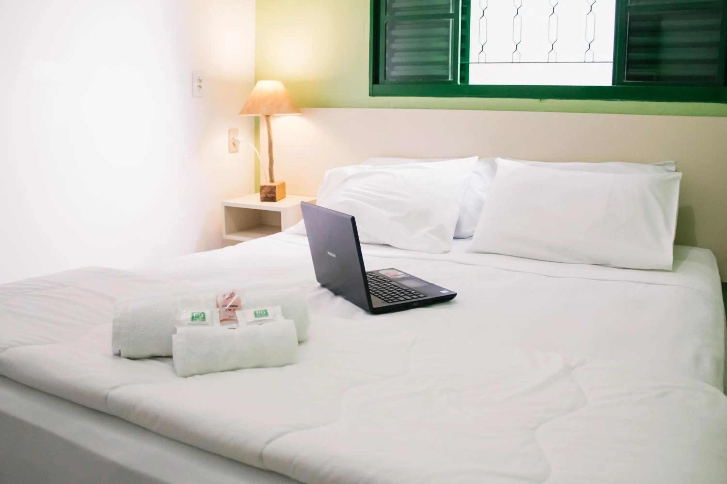 Bed in Hotel Guaíba