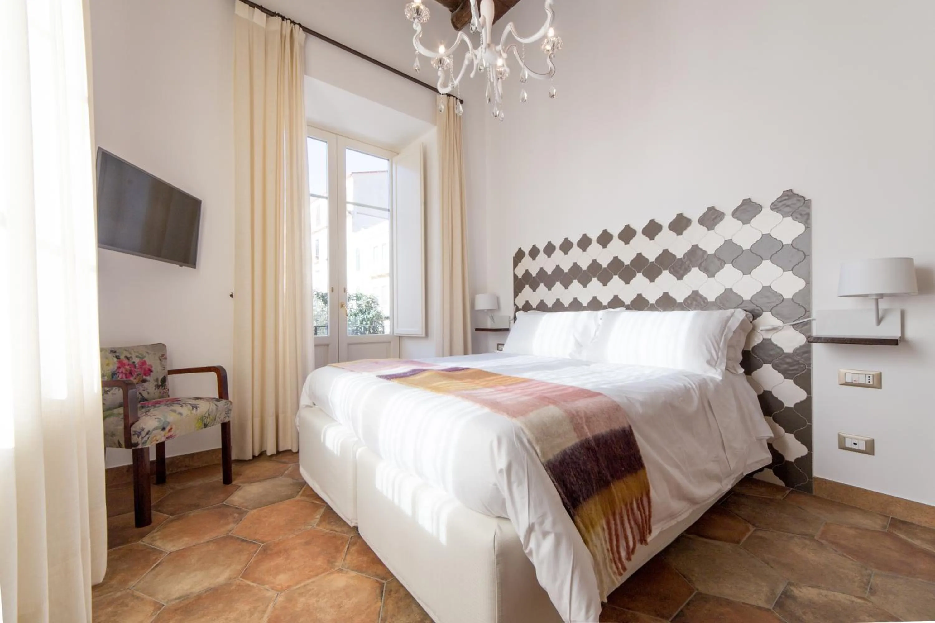 Balcony/Terrace, Bed in Residenza Il Campanile