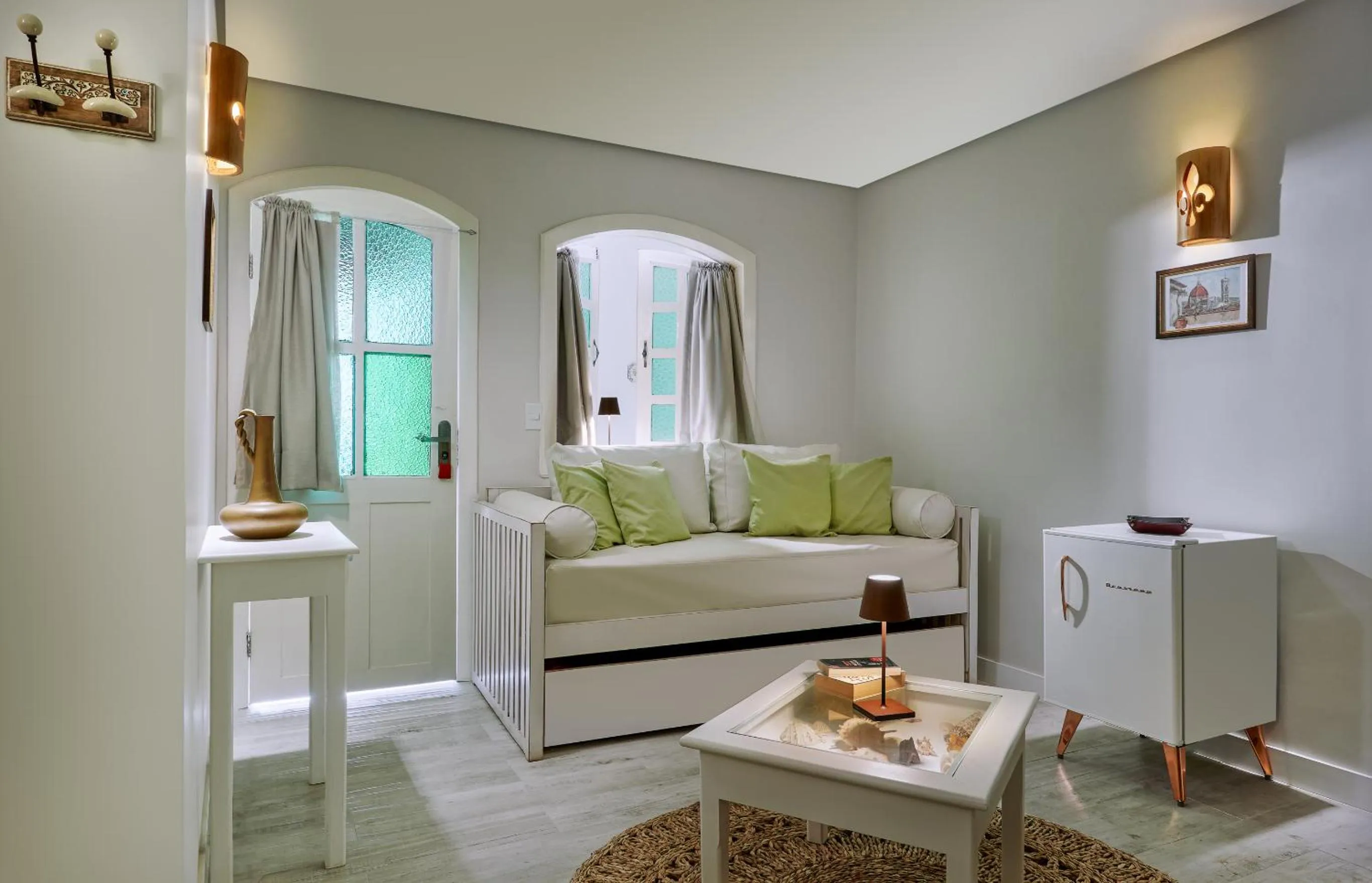 Living room, Bed in Mona Lisa Pousada