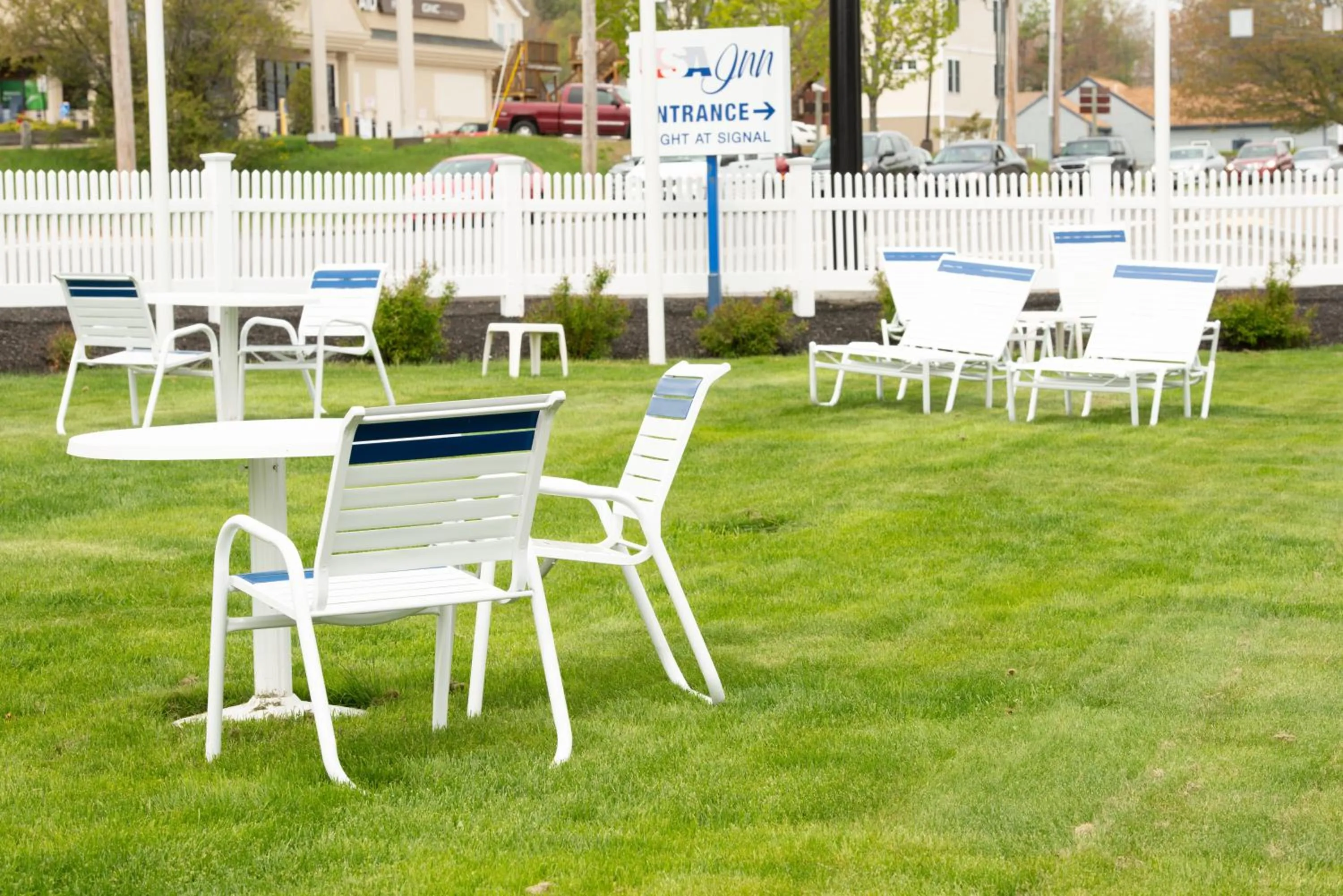 Garden view in USA Inn