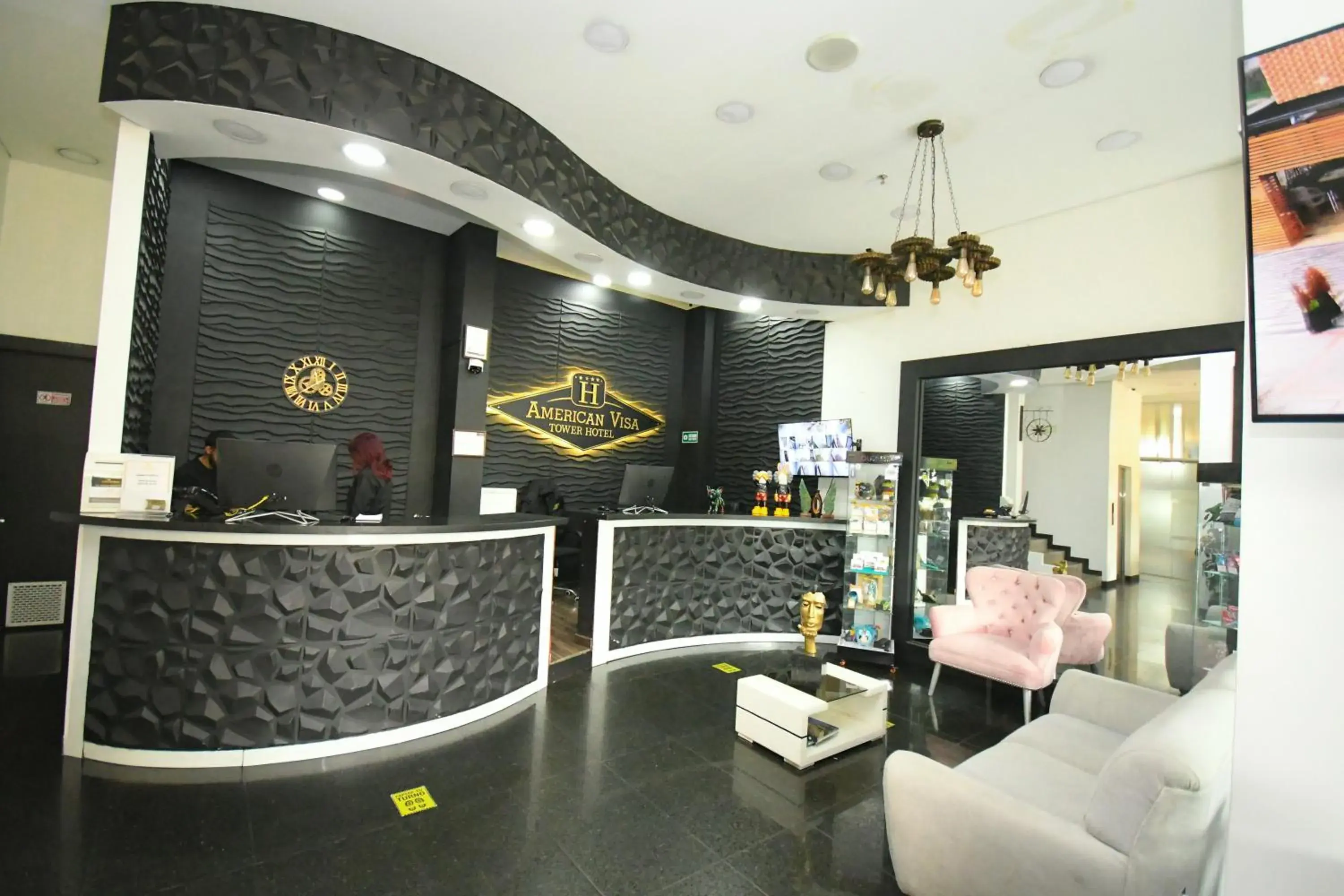 Lobby or reception in Hotel American Visa Tower Lobby or reception in Hotel American Visa Tower