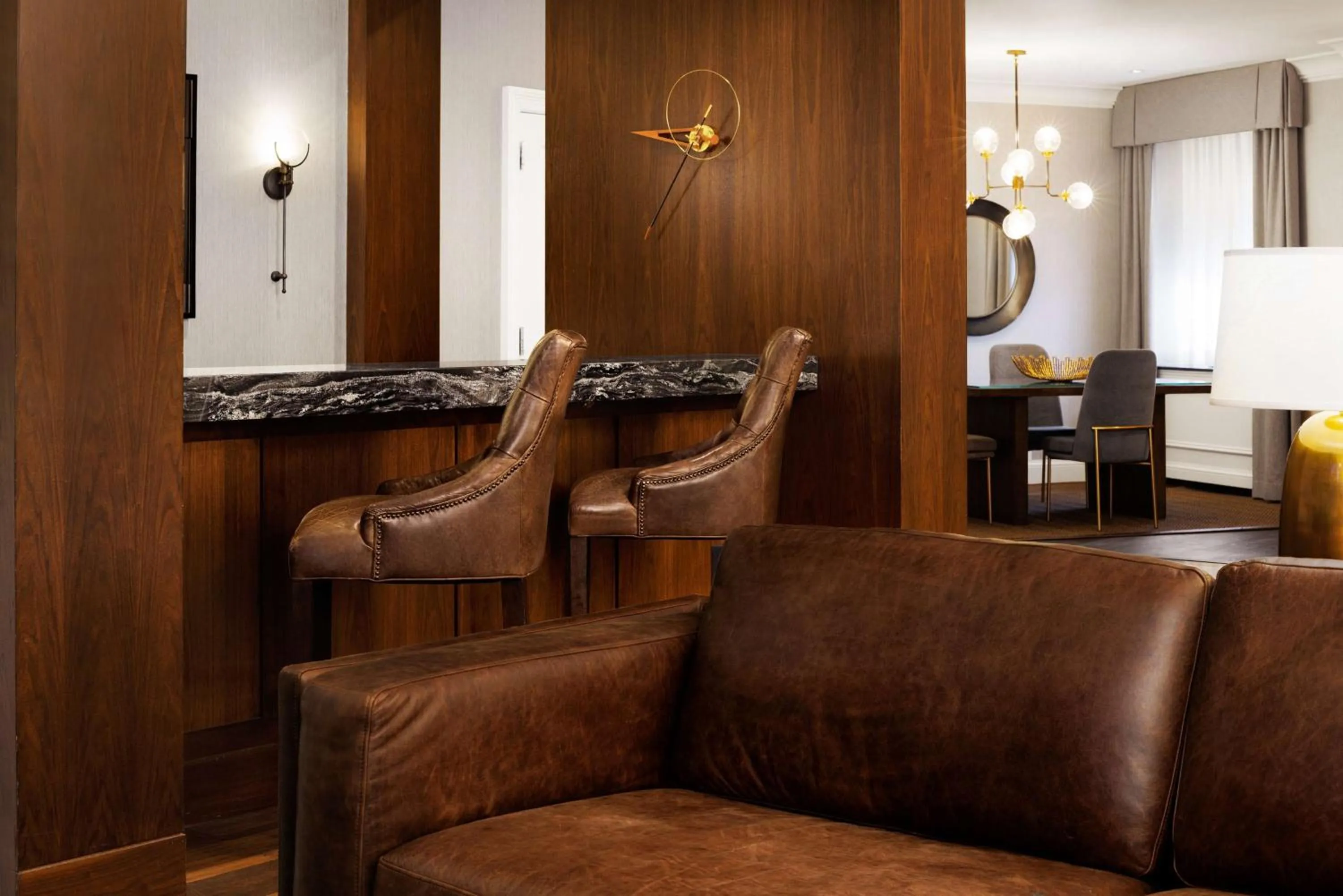 Living room in Hilton Boston Park Plaza