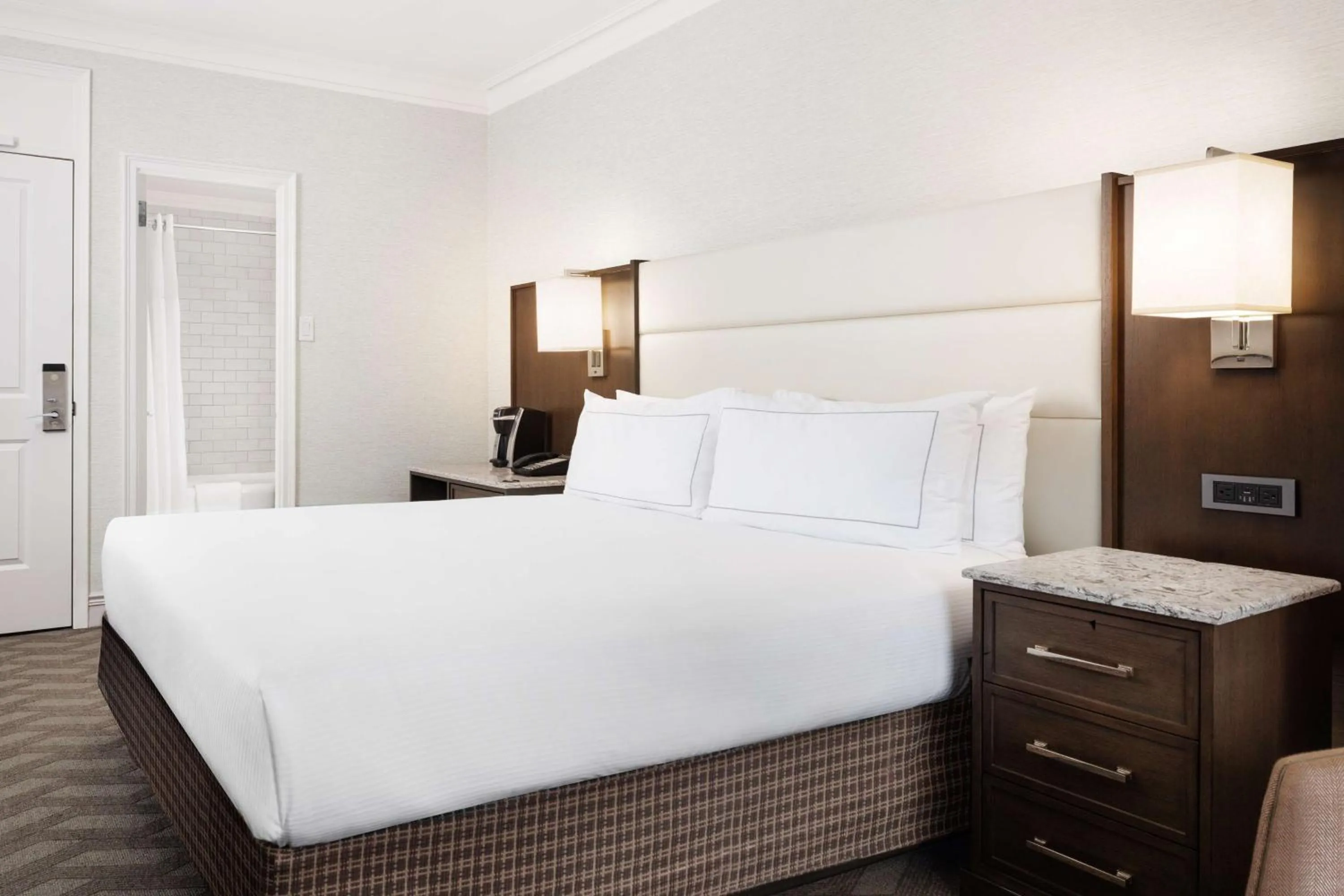 Bed in Hilton Boston Park Plaza