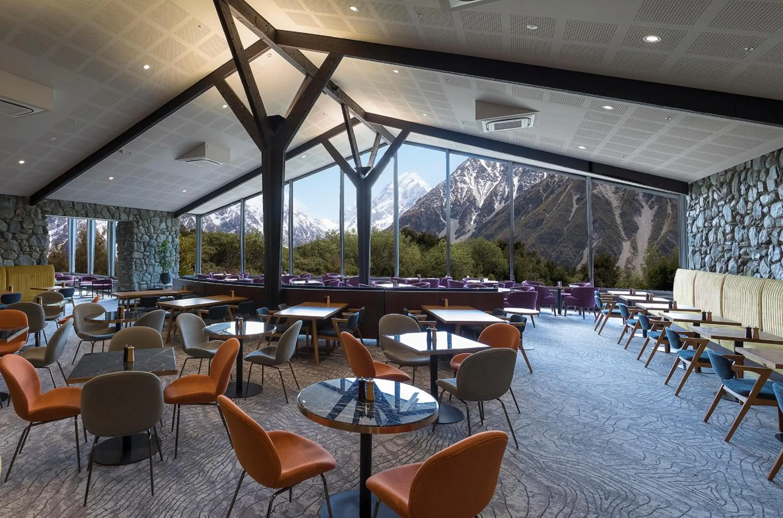 Restaurant/places to eat in The Hermitage Hotel Mt Cook Restaurant/places to eat in The Hermitage Hotel Mt Cook