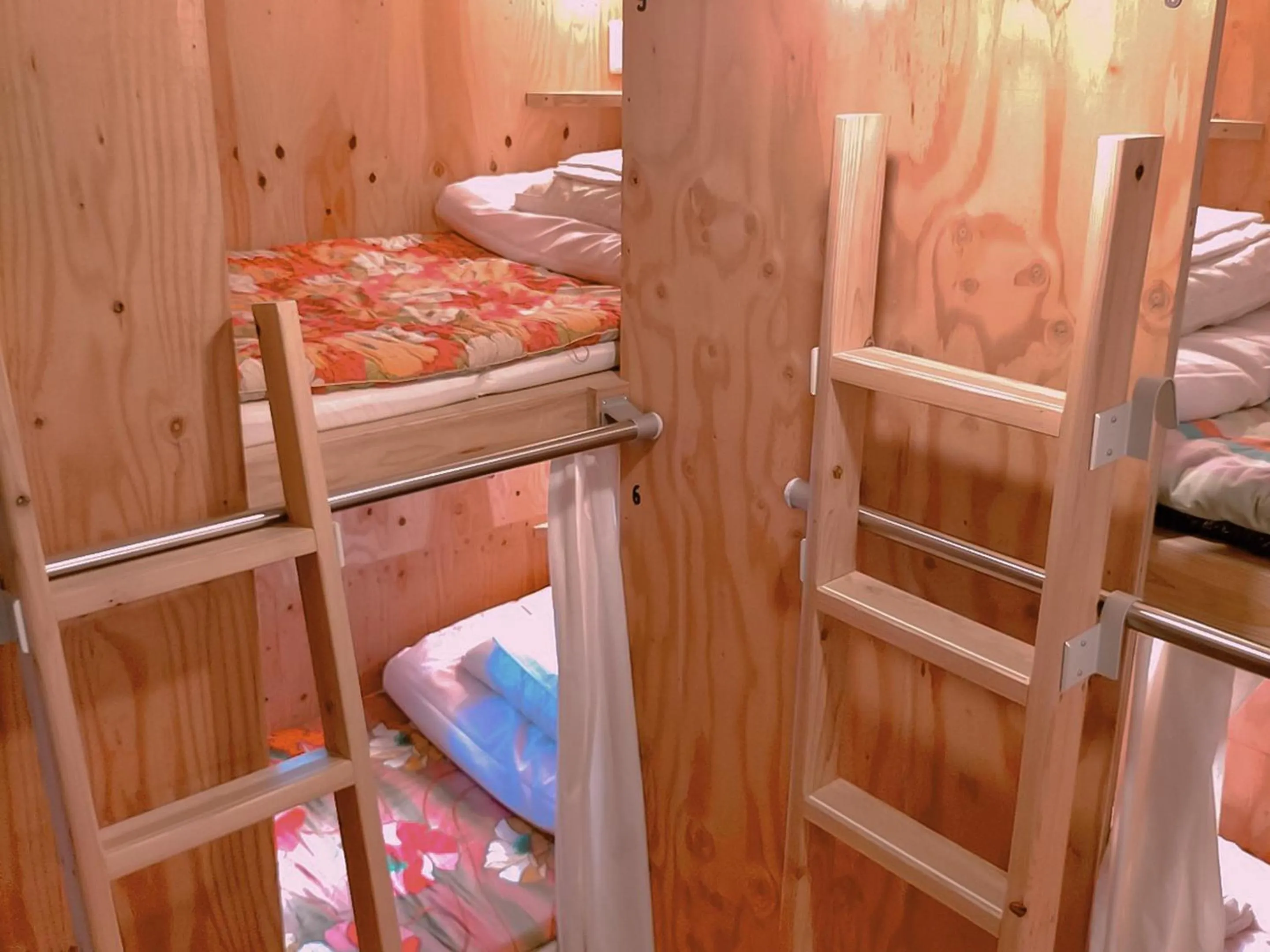 Bed in Saga International Guesthouse Hagakure