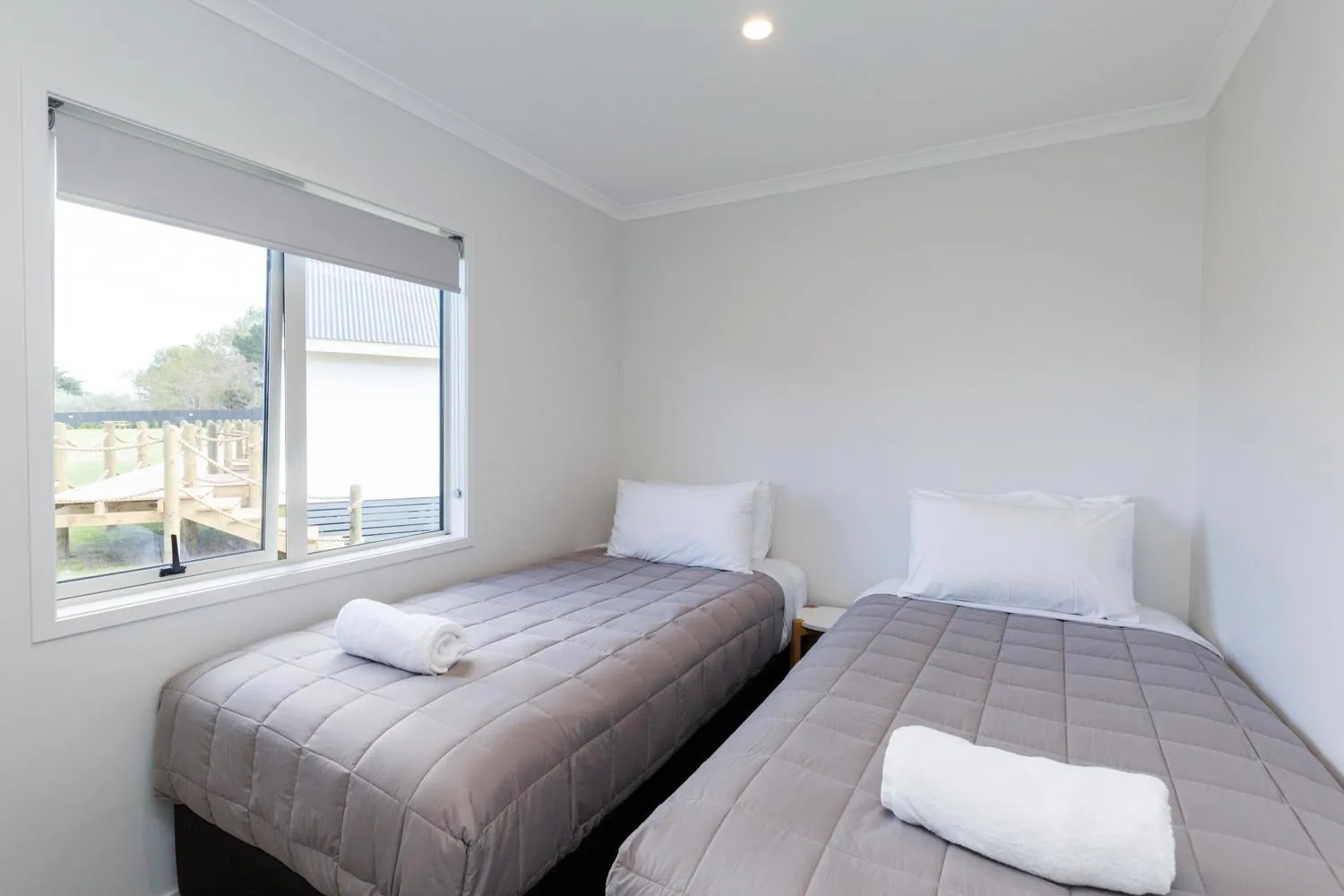 Bed in Foxton Beach Holiday Park