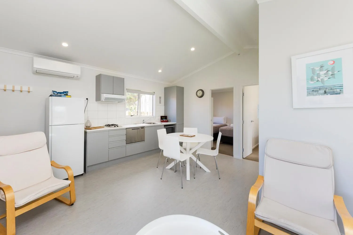 Kitchen or kitchenette in Foxton Beach Holiday Park