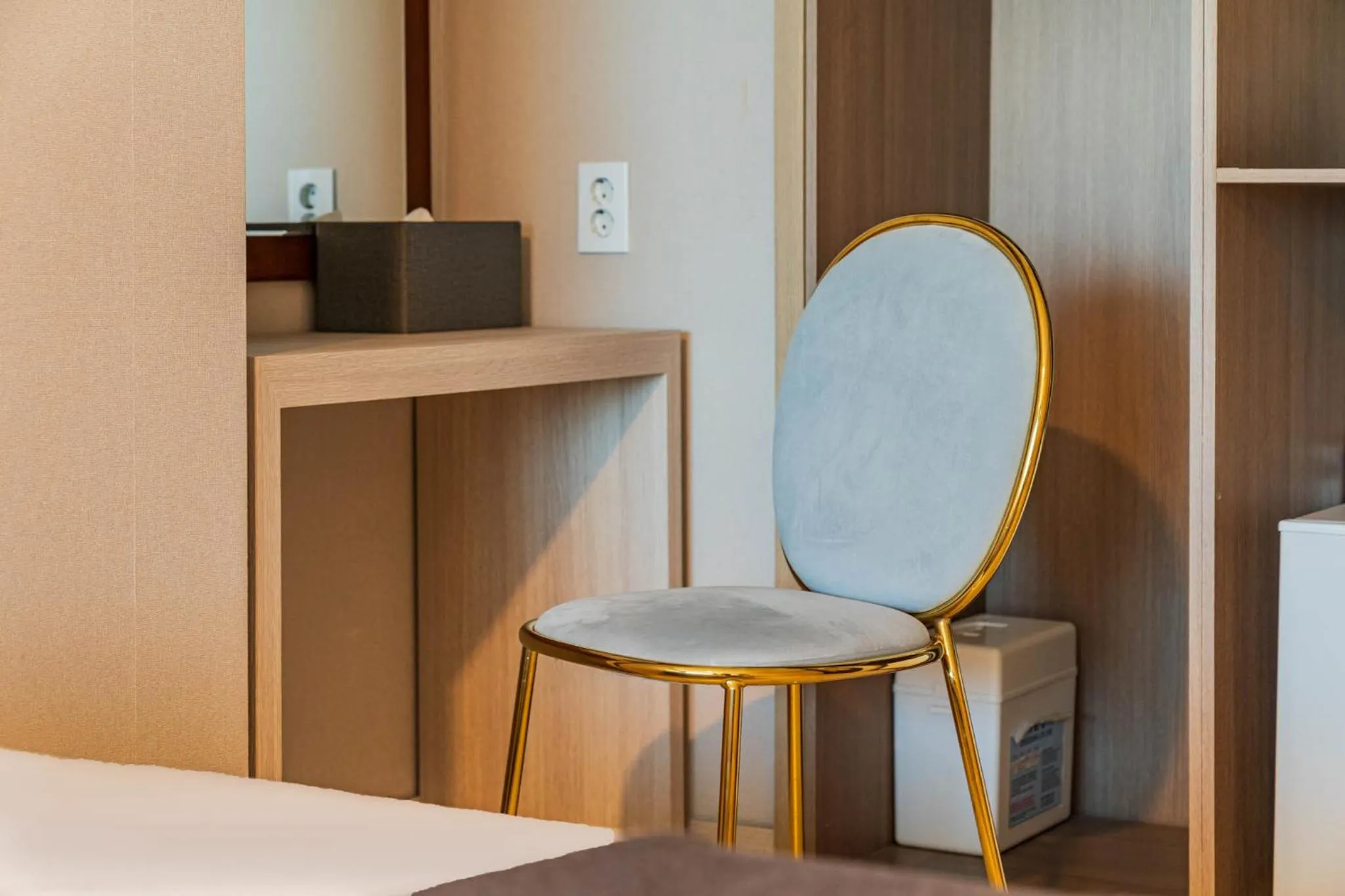 Bed in Gyeongpo Soo Hotel