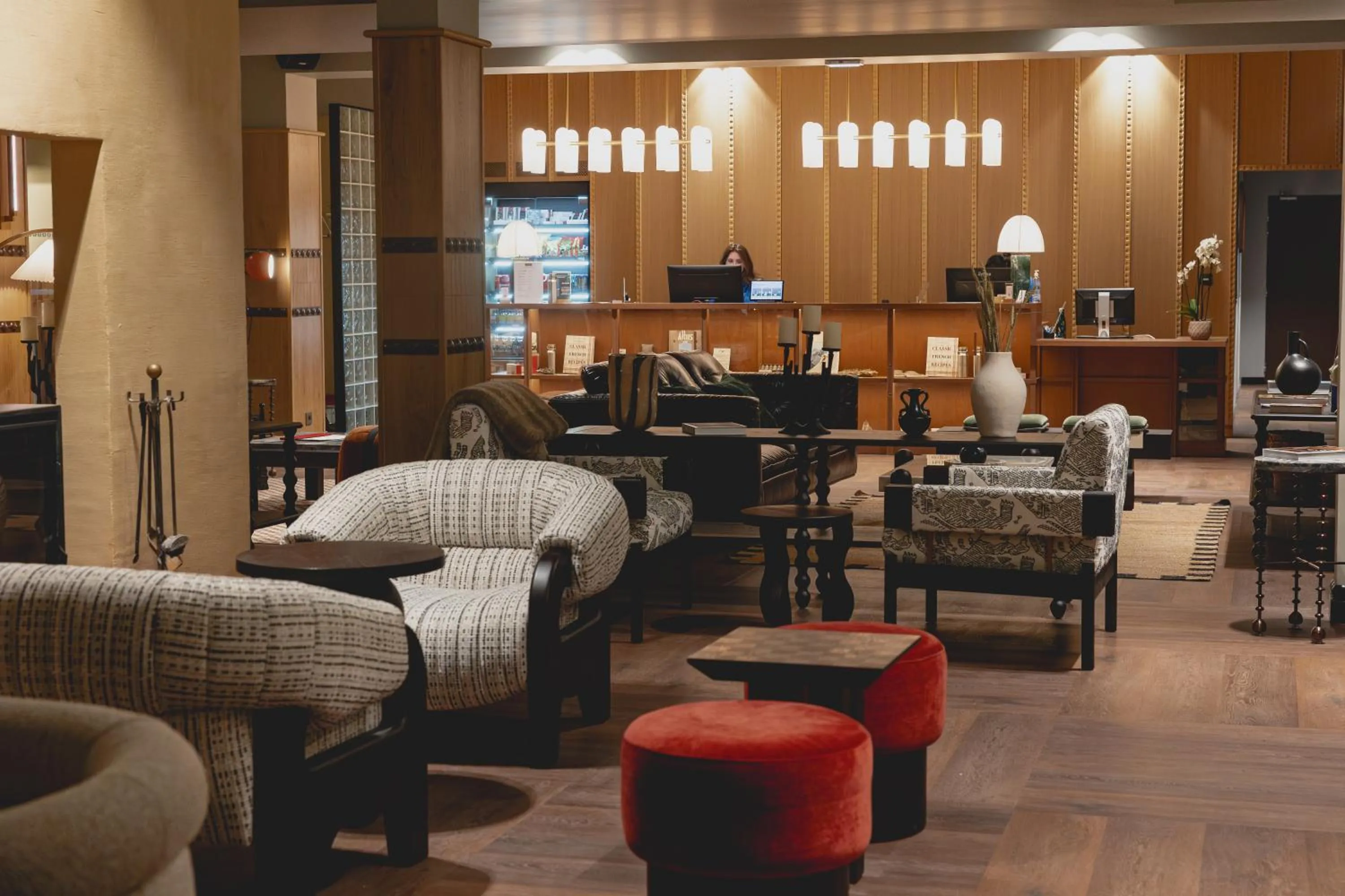 Lobby or reception in Hôtel Les Aiglons Chamonix