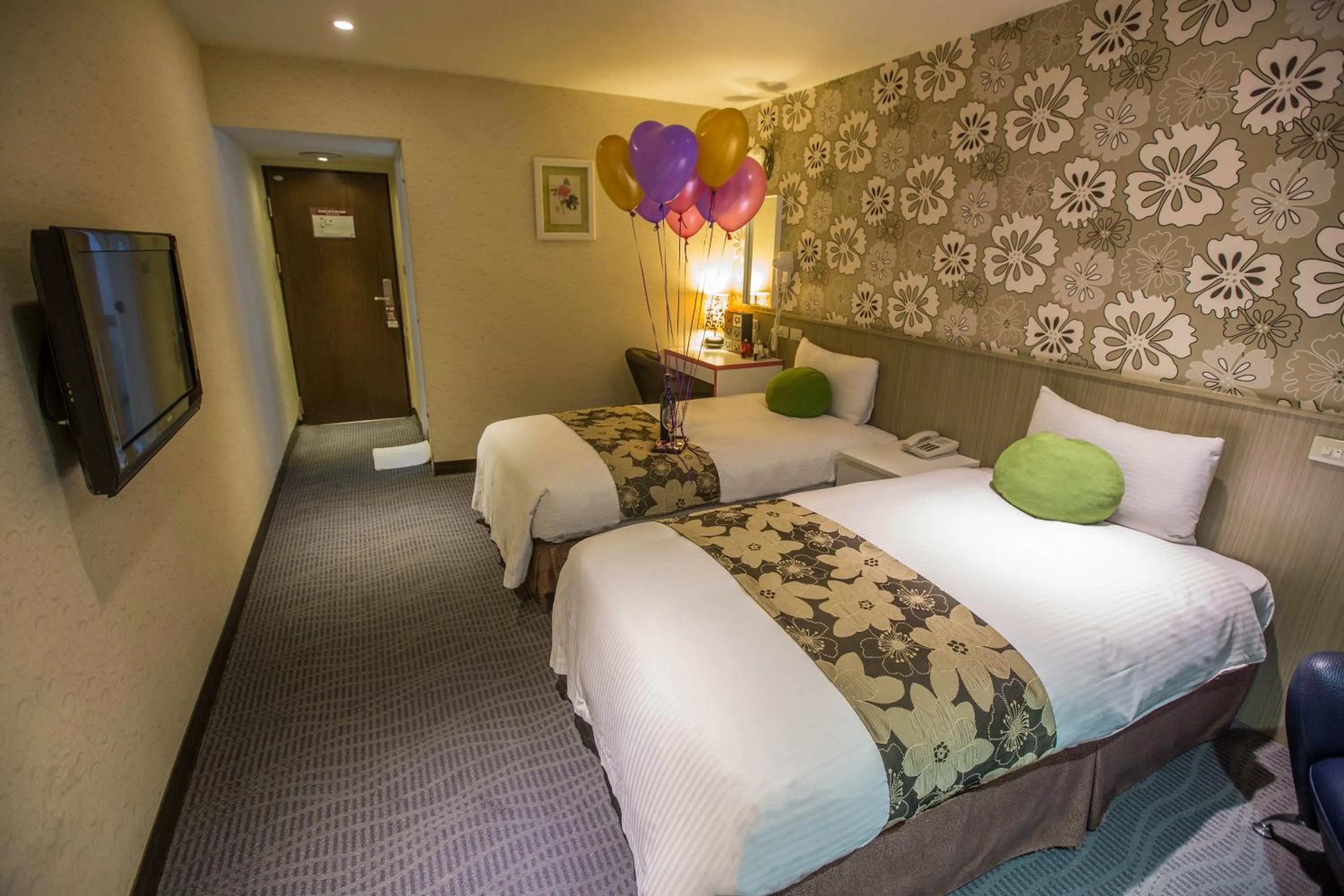 Bed in Taipei Hotel Zoo