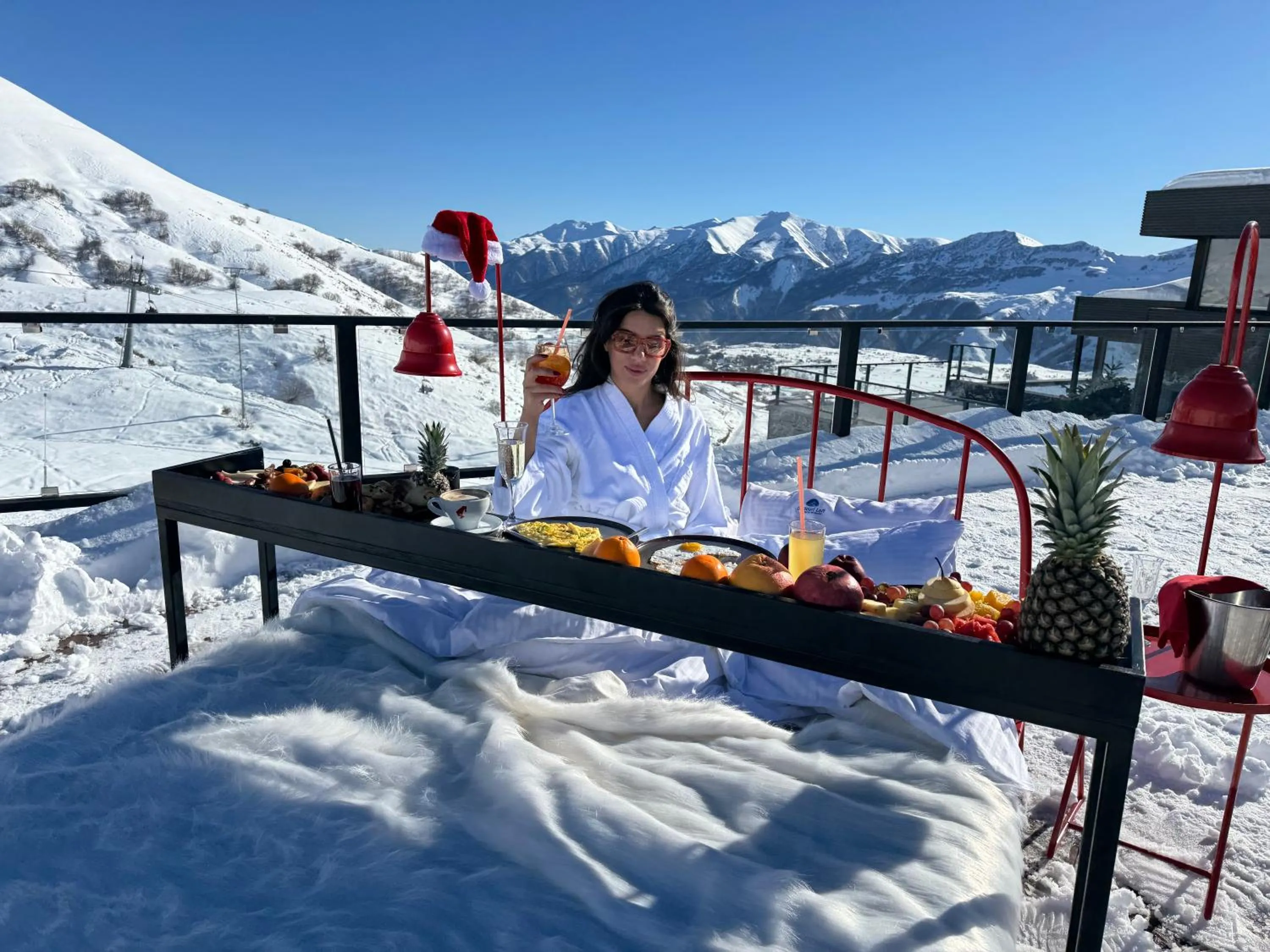 Winter in Gudauri Loft Hotel