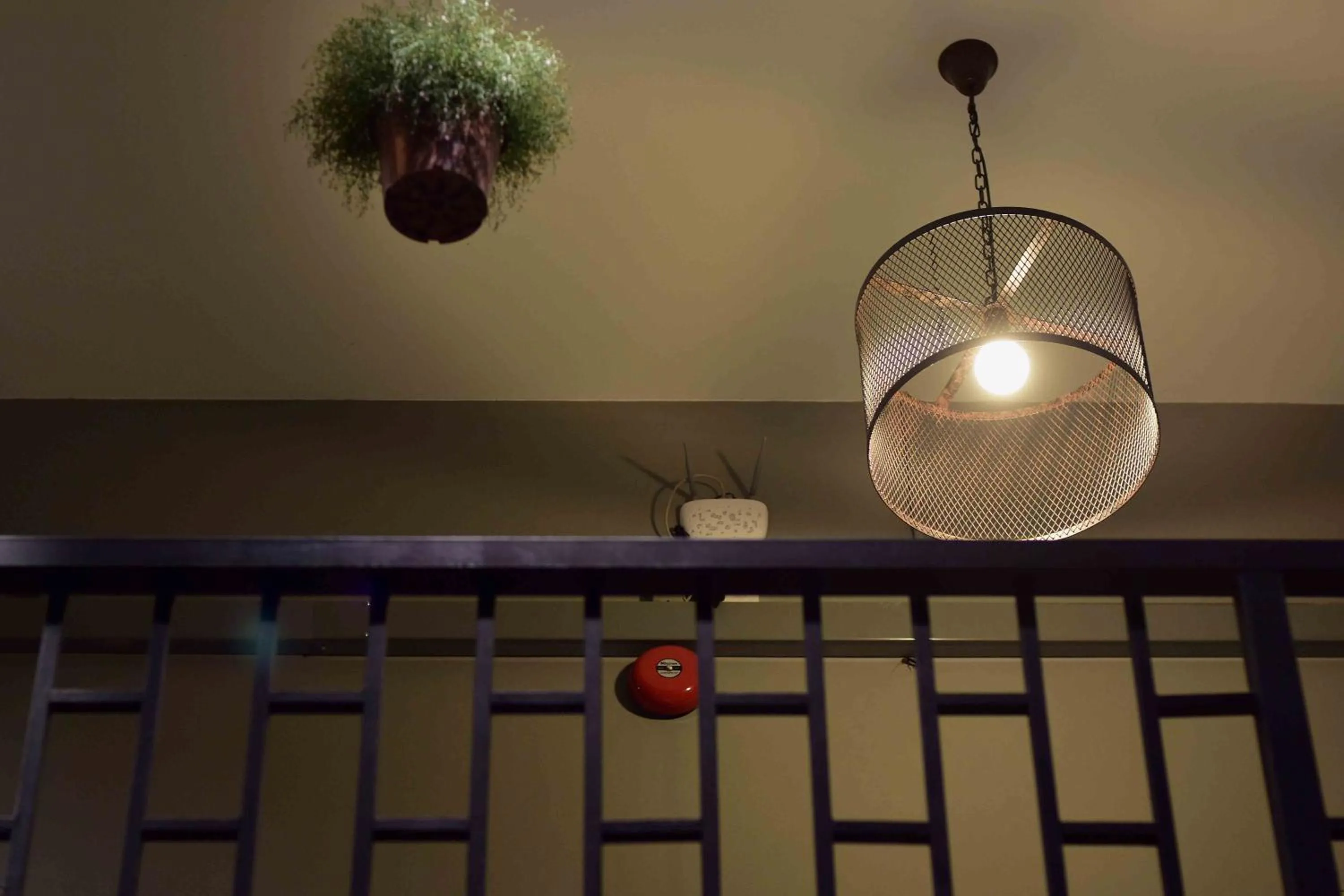 Decorative detail in Inn Stations Hostel