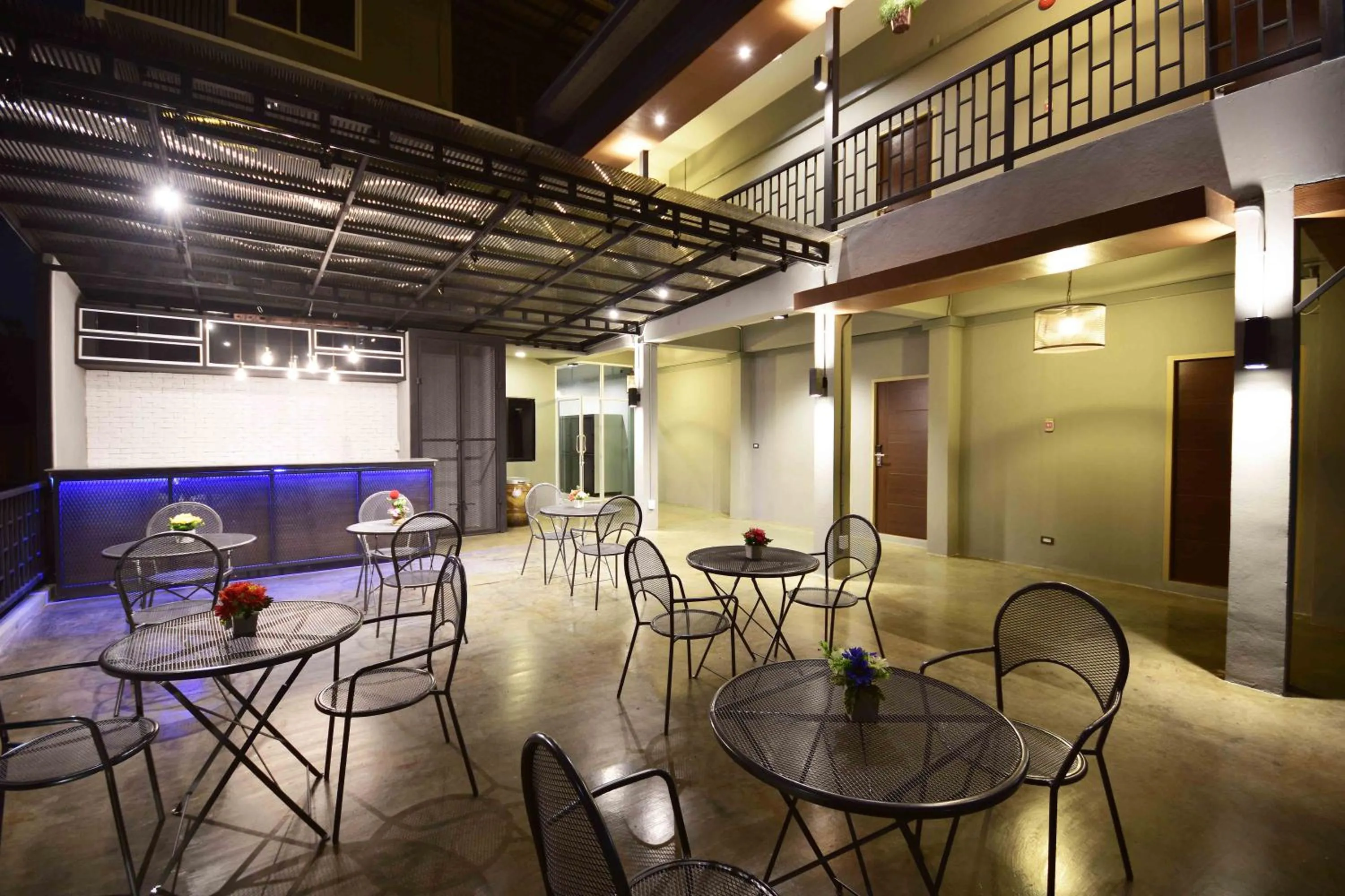 Balcony/Terrace in Inn Stations Hostel