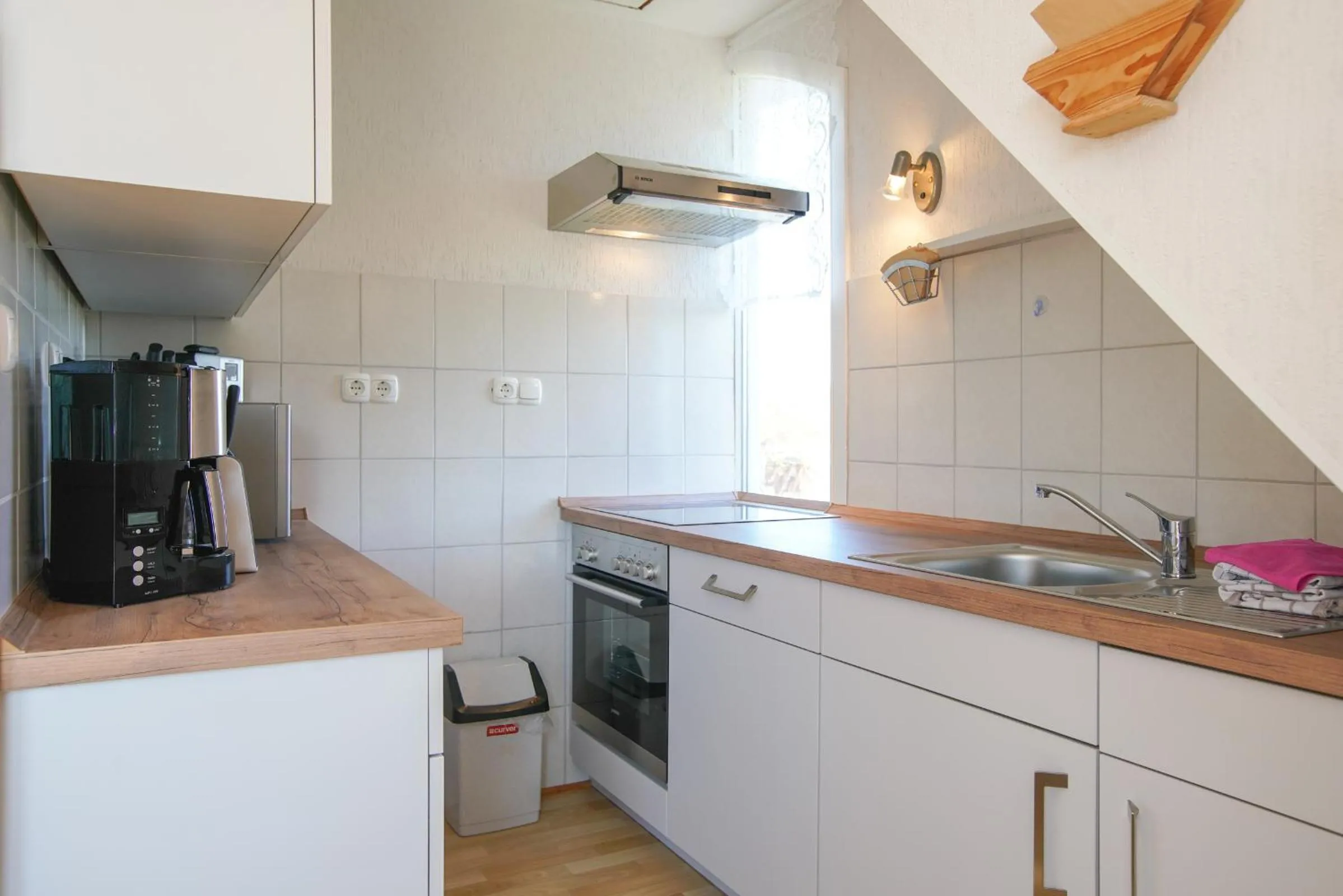 Kitchen or kitchenette in Ferienhaus Daheim