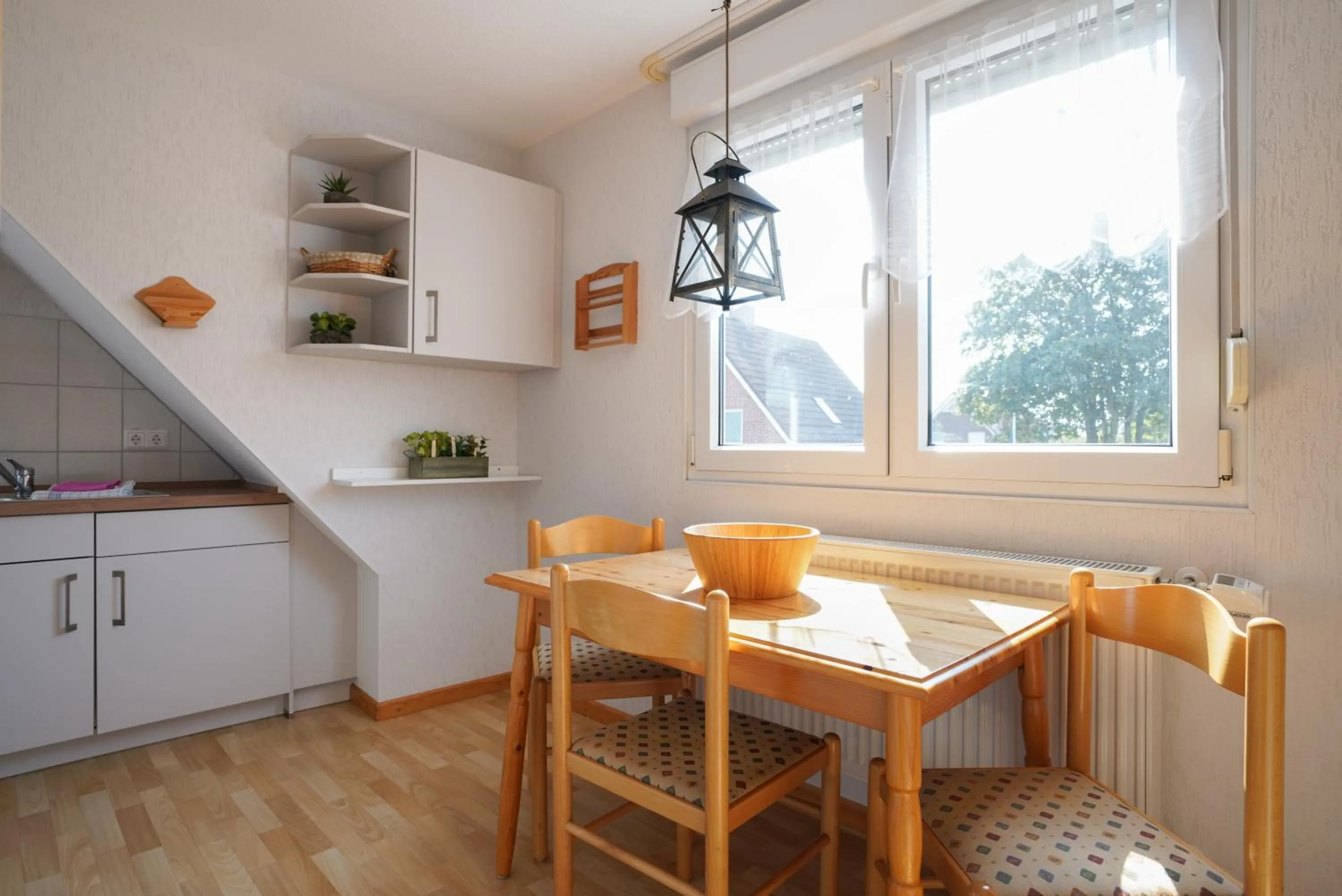 Kitchen or kitchenette in Ferienhaus Daheim
