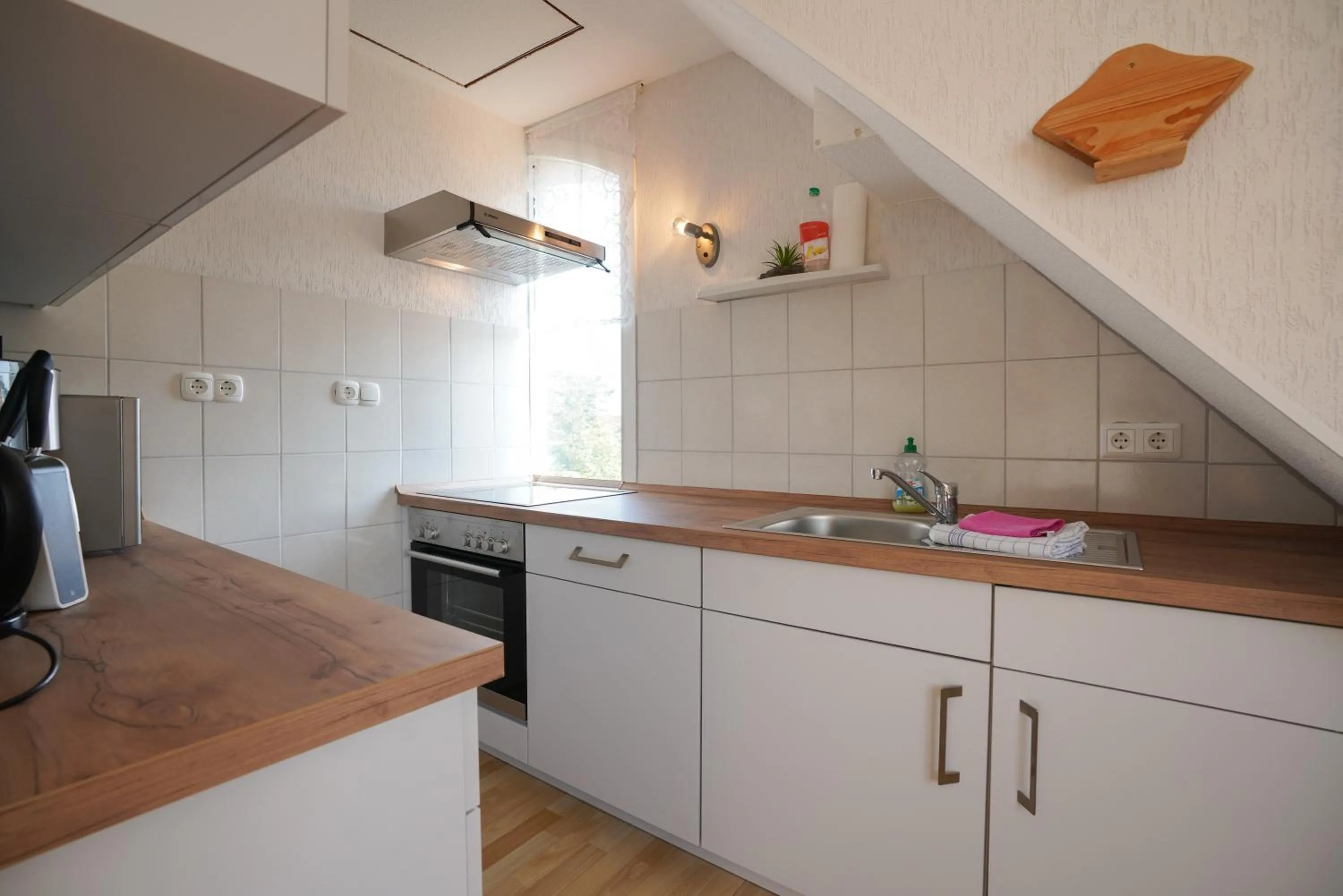 Kitchen or kitchenette in Ferienhaus Daheim