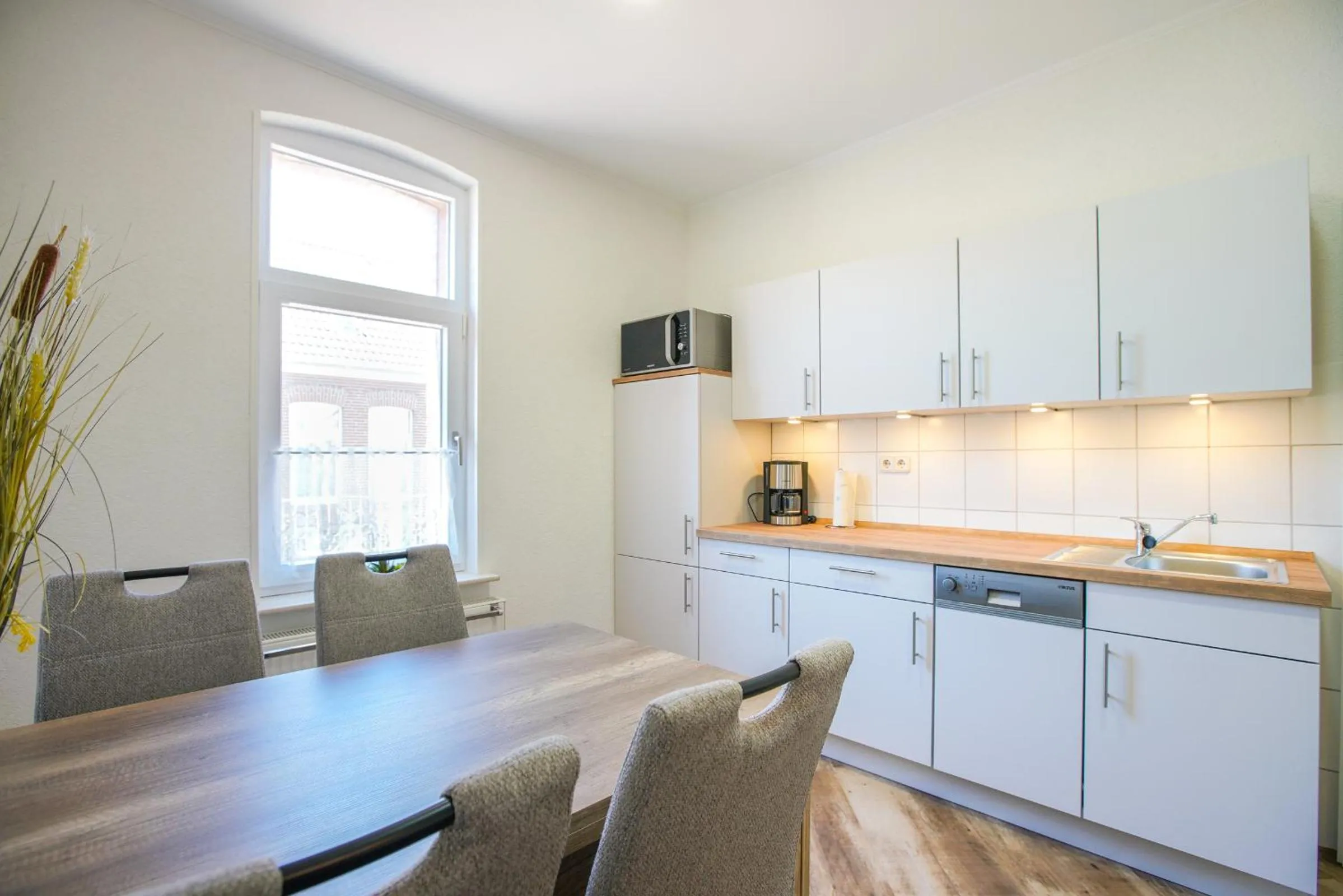 Kitchen or kitchenette in Ferienhaus Daheim