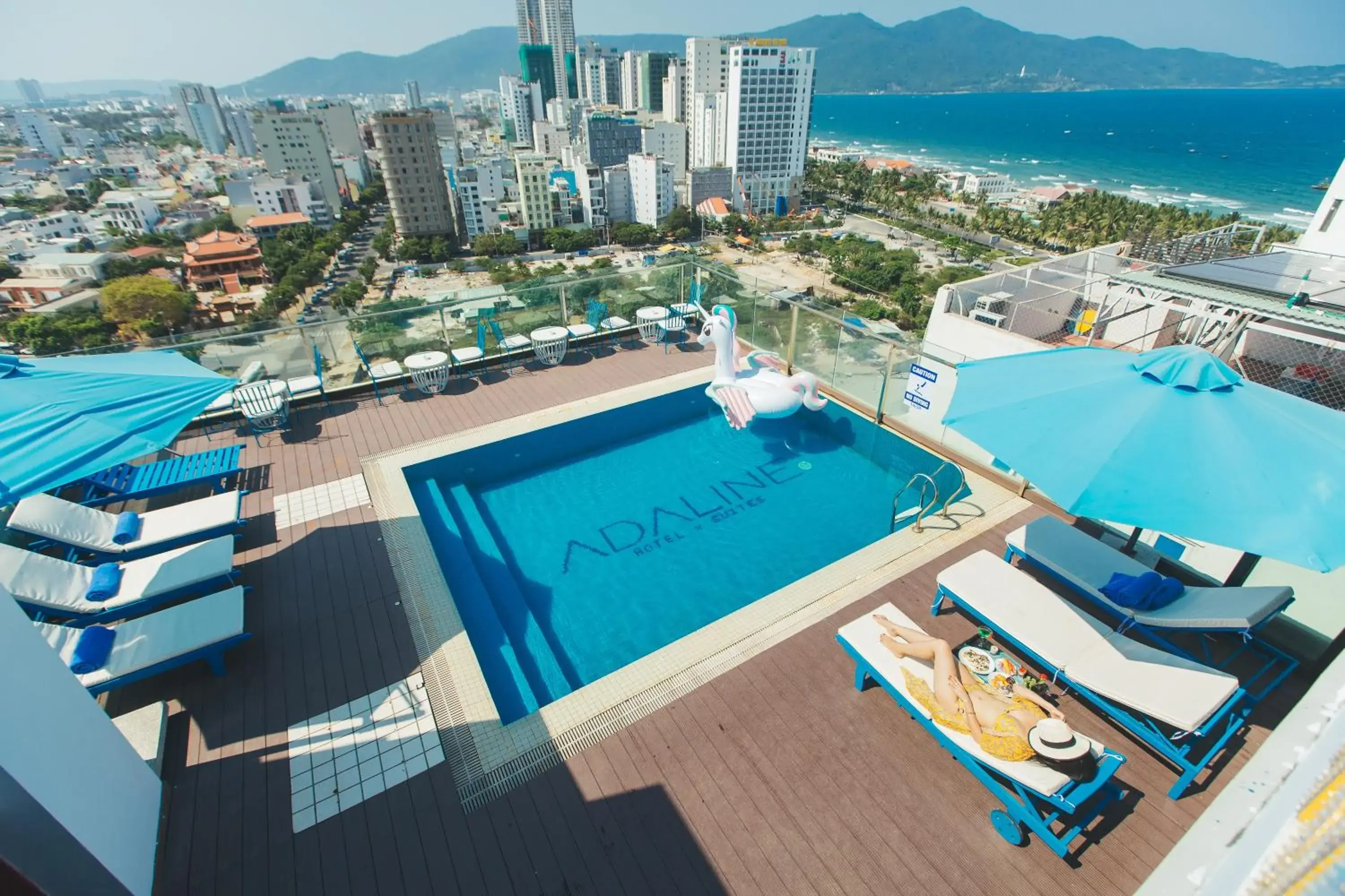 Pool view in Adaline Hotel and Suite Pool view in Adaline Hotel and Suite