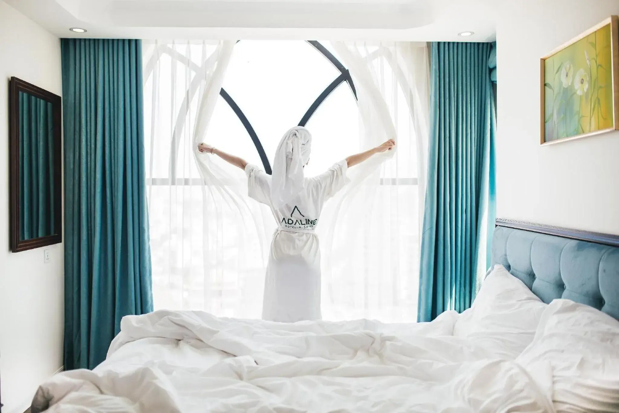 View (from property/room), Bed in Adaline Hotel and Suite View (from property/room), Bed in Adaline Hotel and Suite