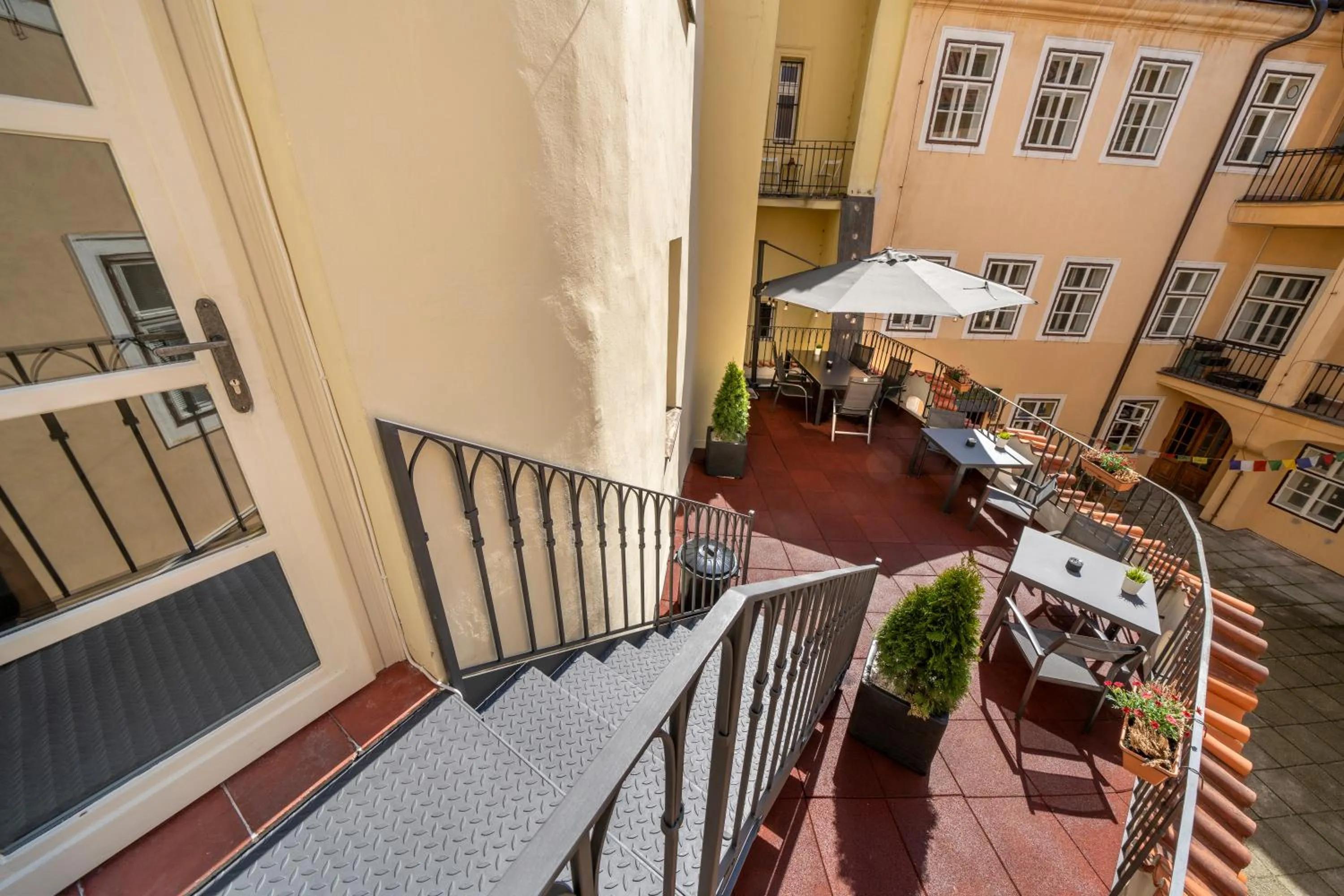 Balcony/Terrace in Old Town - Aparthotel Michalska