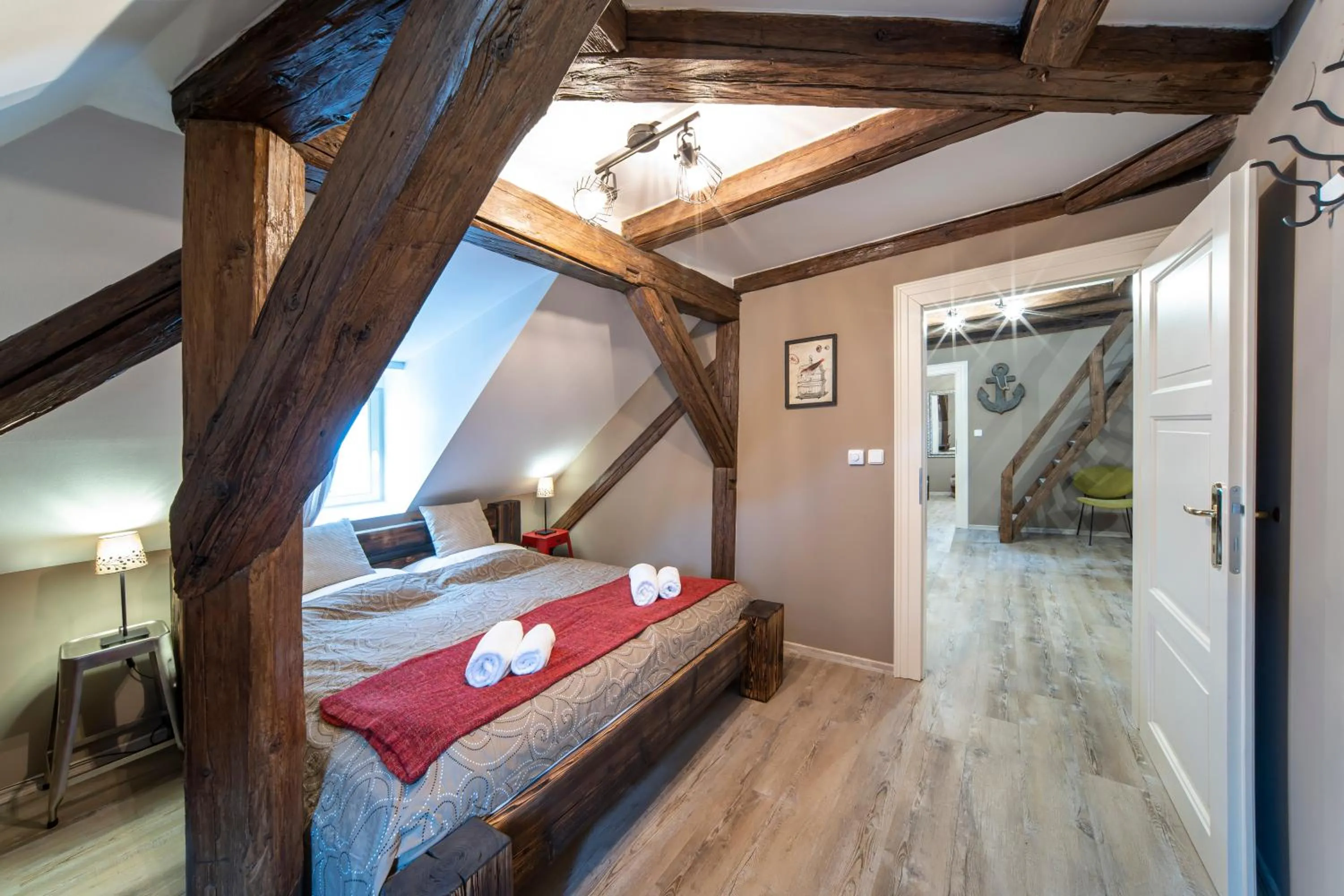 Bedroom, Bed in Old Town - Aparthotel Michalska