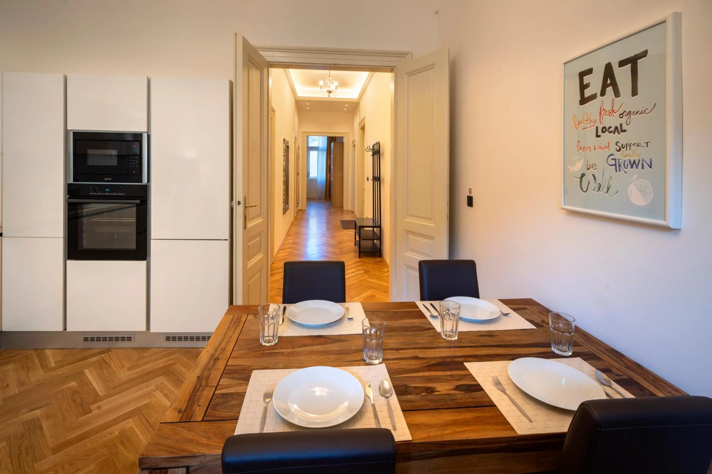 Kitchen or kitchenette in Old Town - Aparthotel Michalska