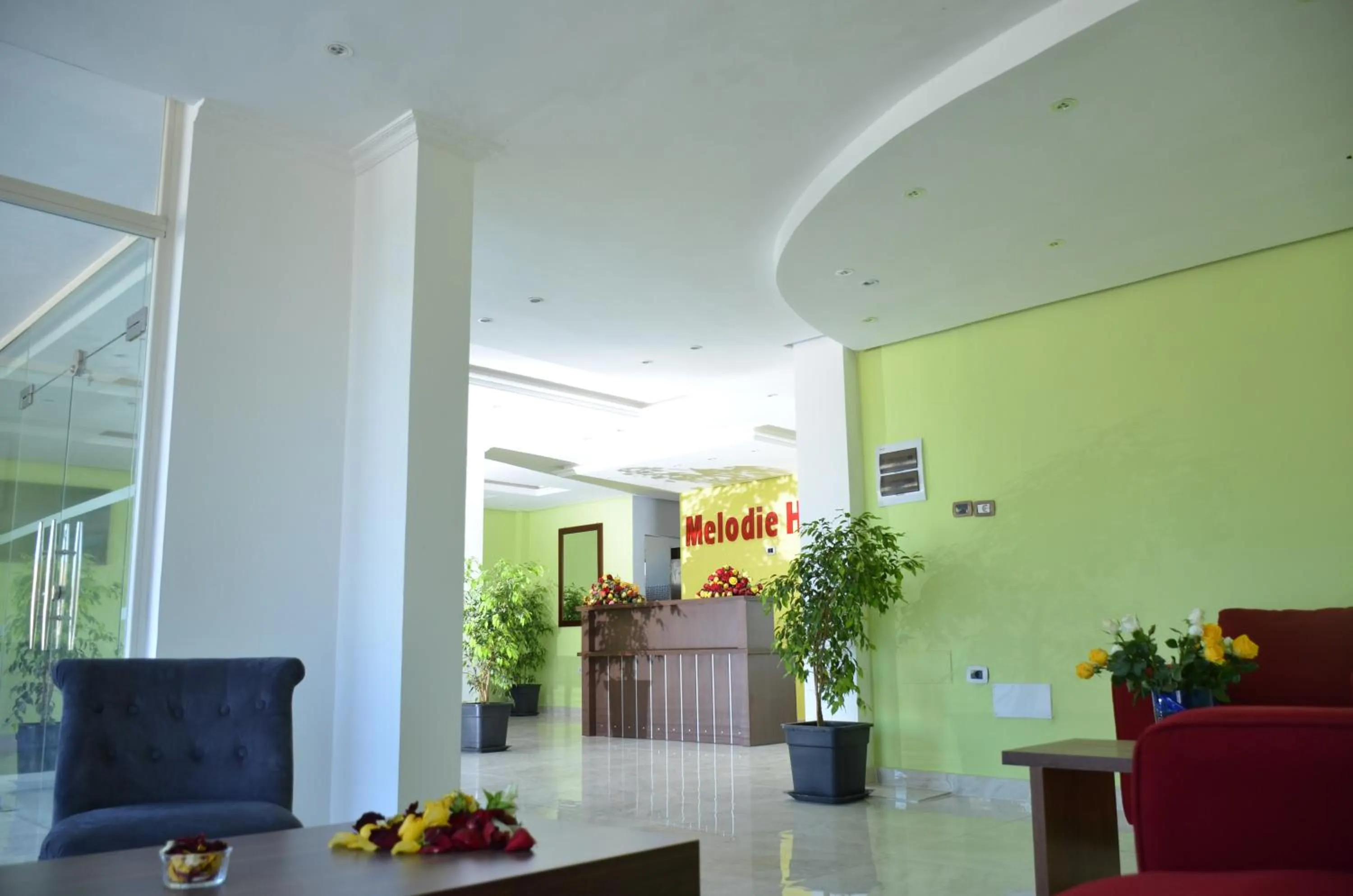 Lobby or reception in Melodie Hotel