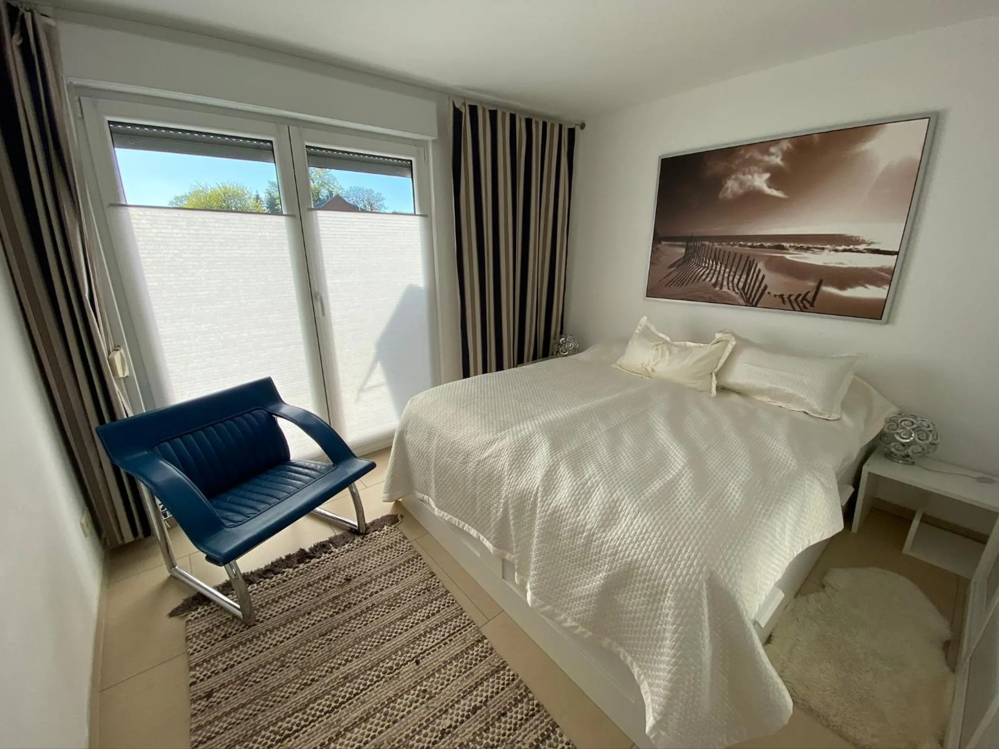 Photo of the whole room, Bed in Wind und Wetter