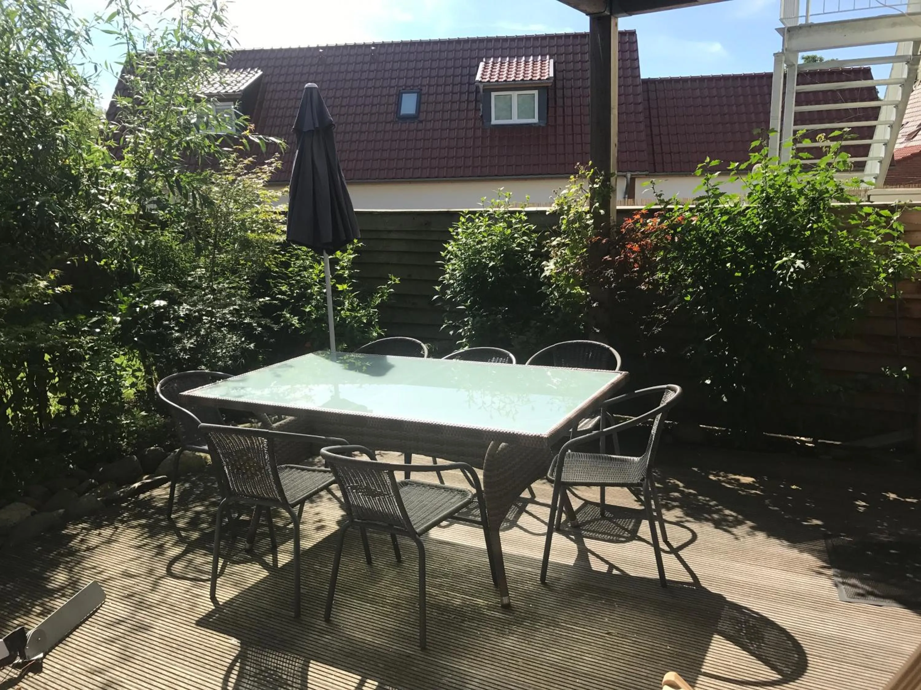Balcony/Terrace in Wind und Wetter
