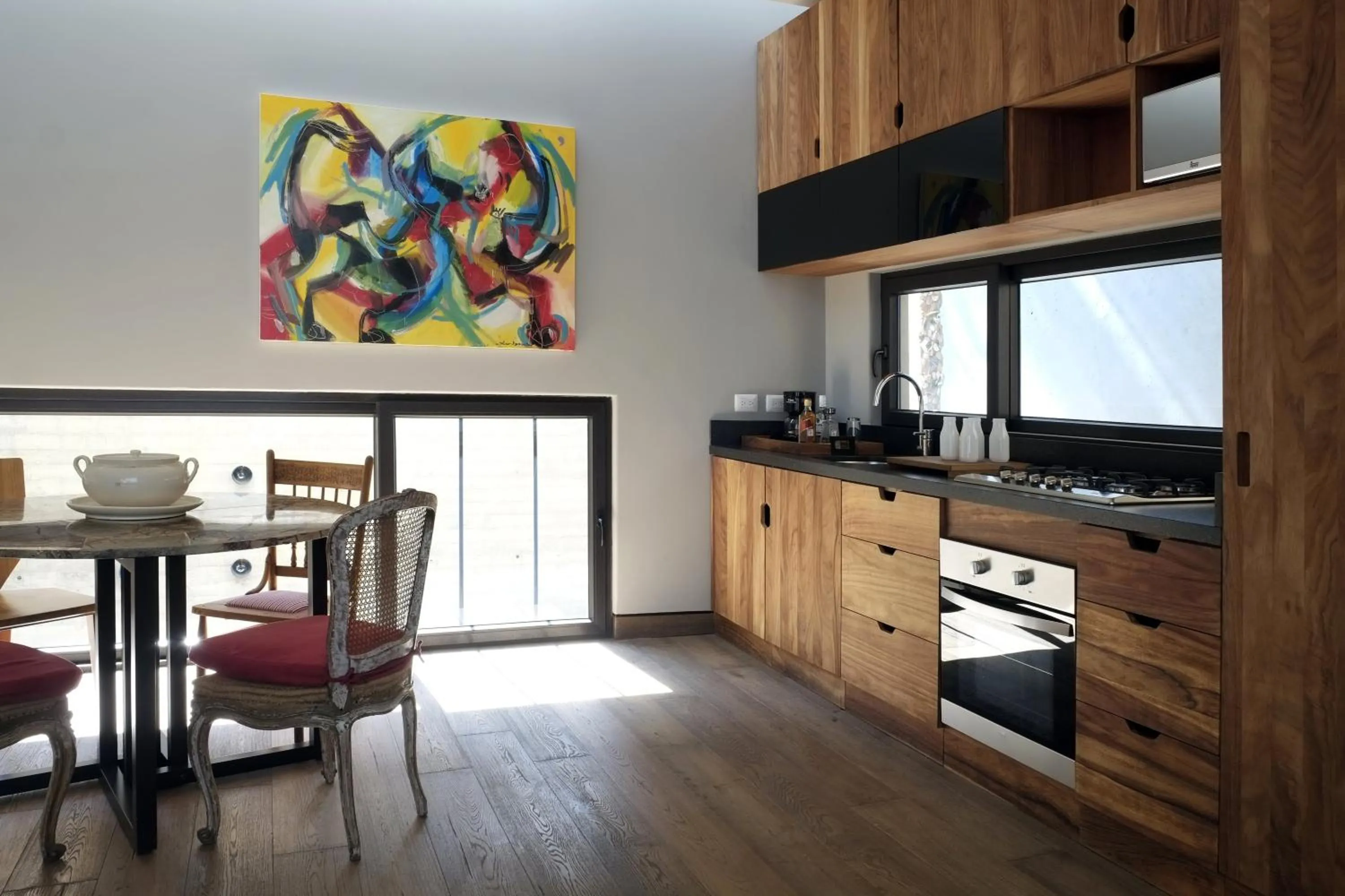 Kitchen or kitchenette in El Callejón Hotel Boutique