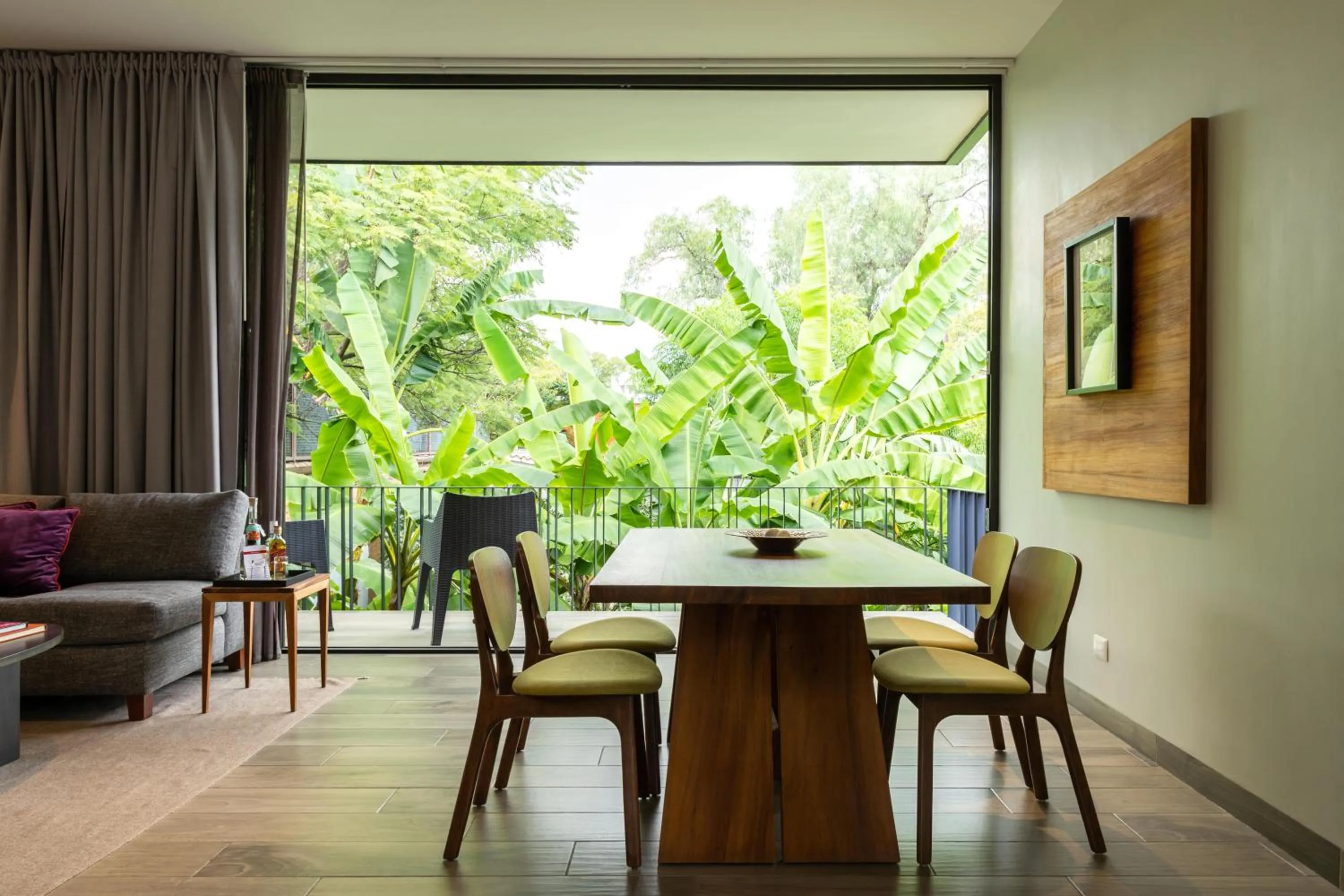 Garden view in El Callejón Hotel Boutique