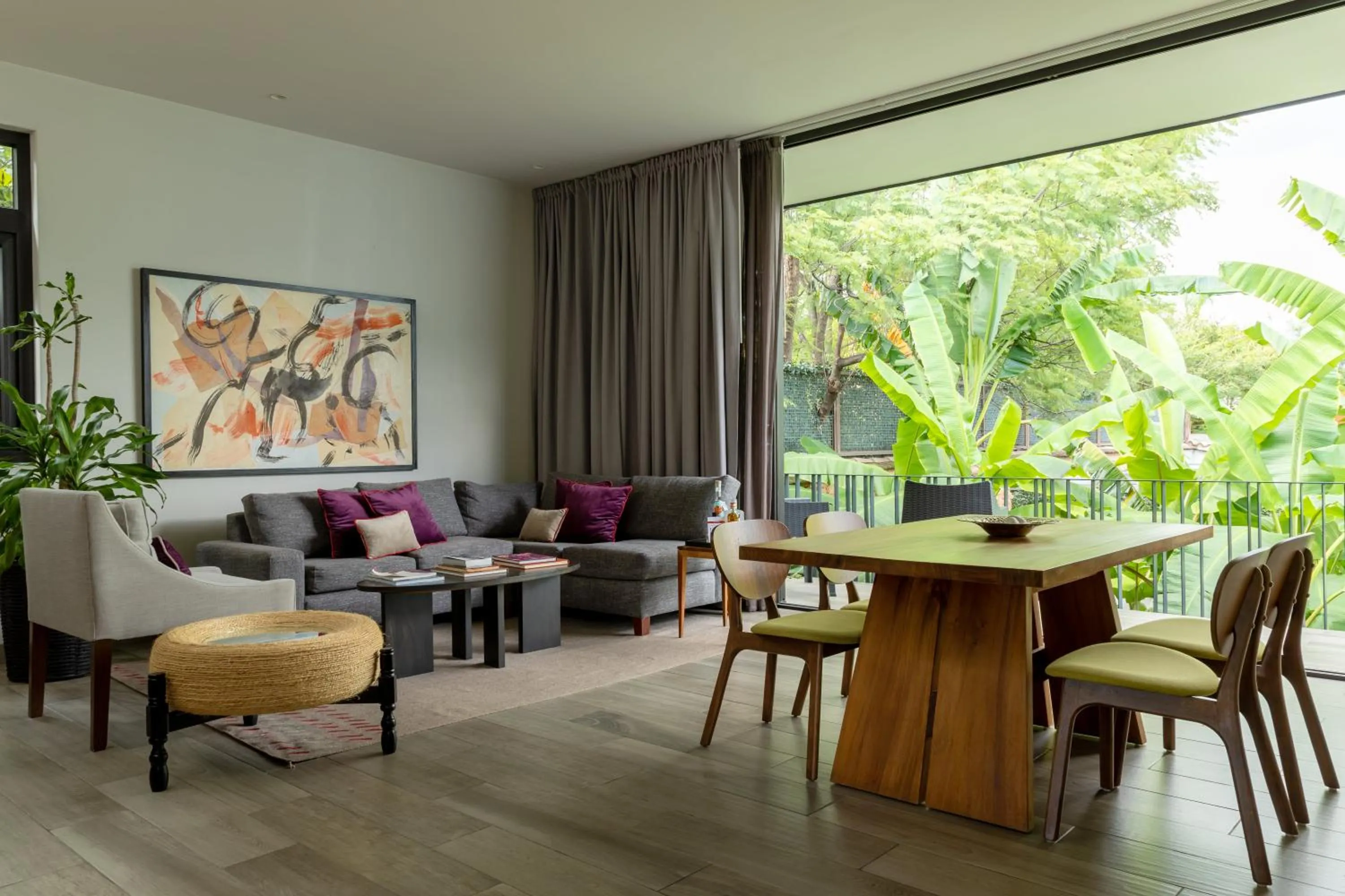 Seating area in El Callejón Hotel Boutique