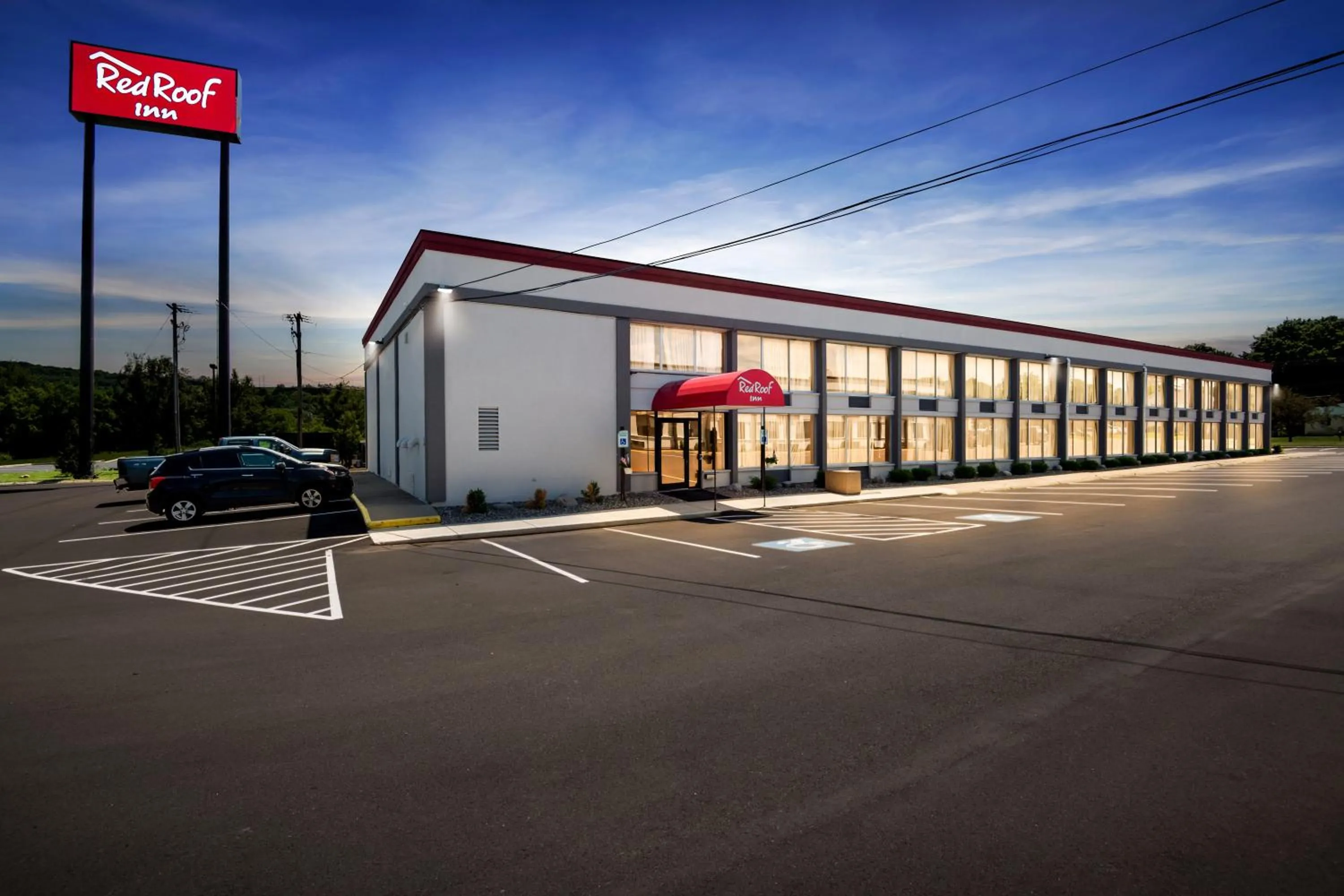 Property building in Red Roof Inn Cortland