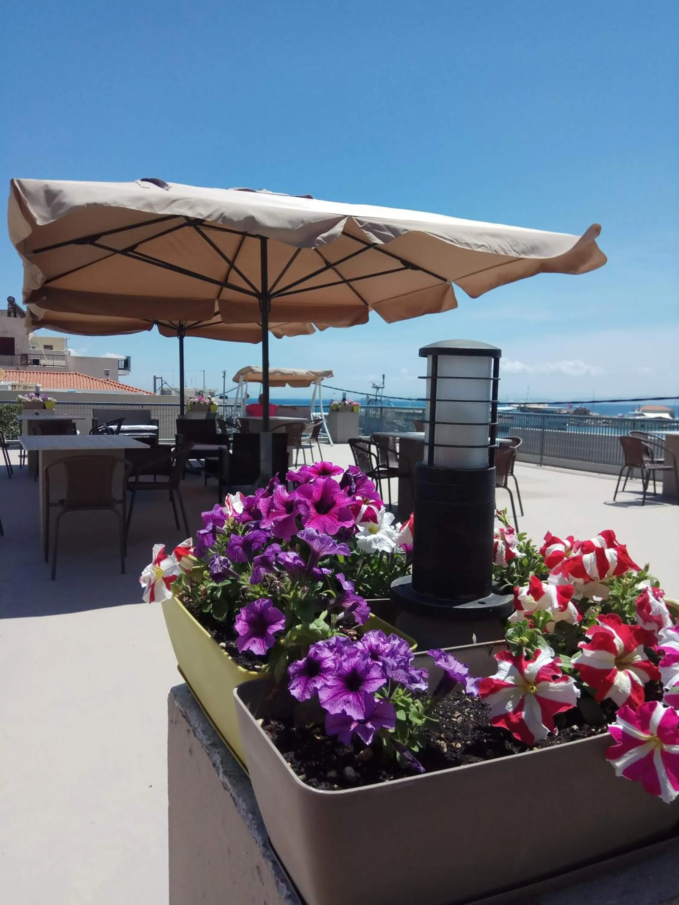 Bird's eye view in City Point Chios