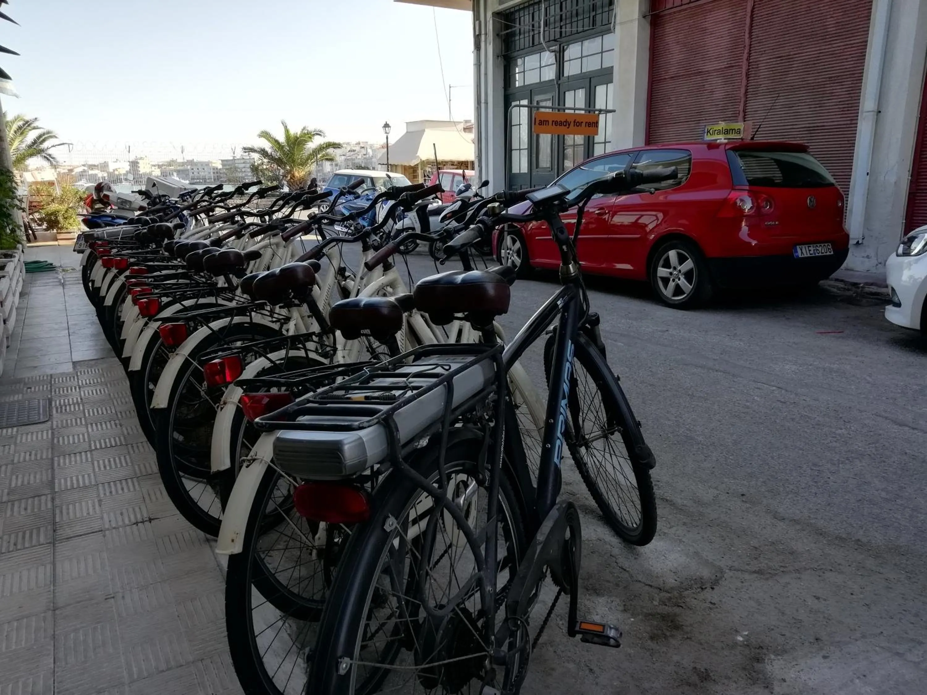Cycling in City Point Chios
