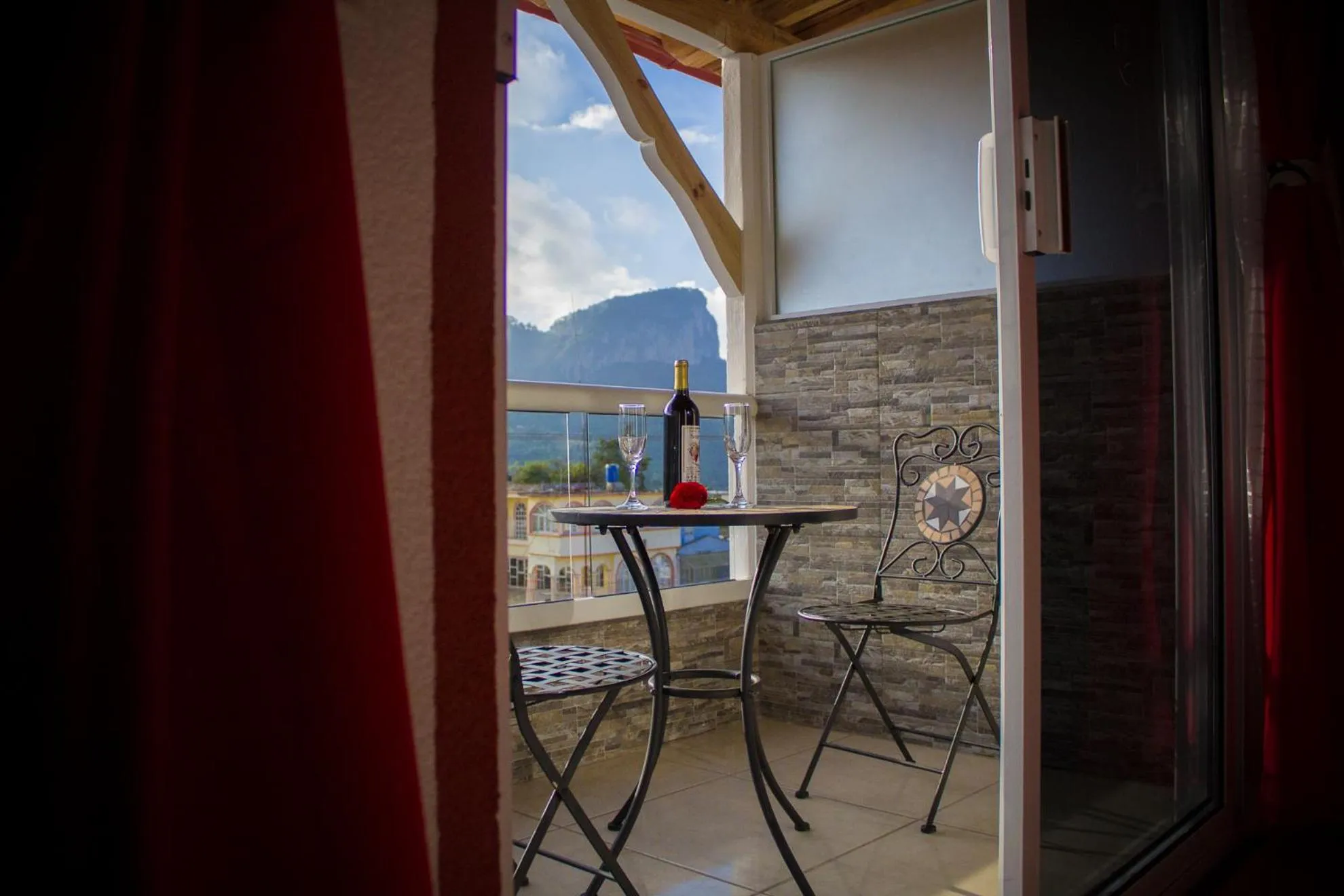 Balcony/Terrace in Hotel & Suites Cerro Roj0