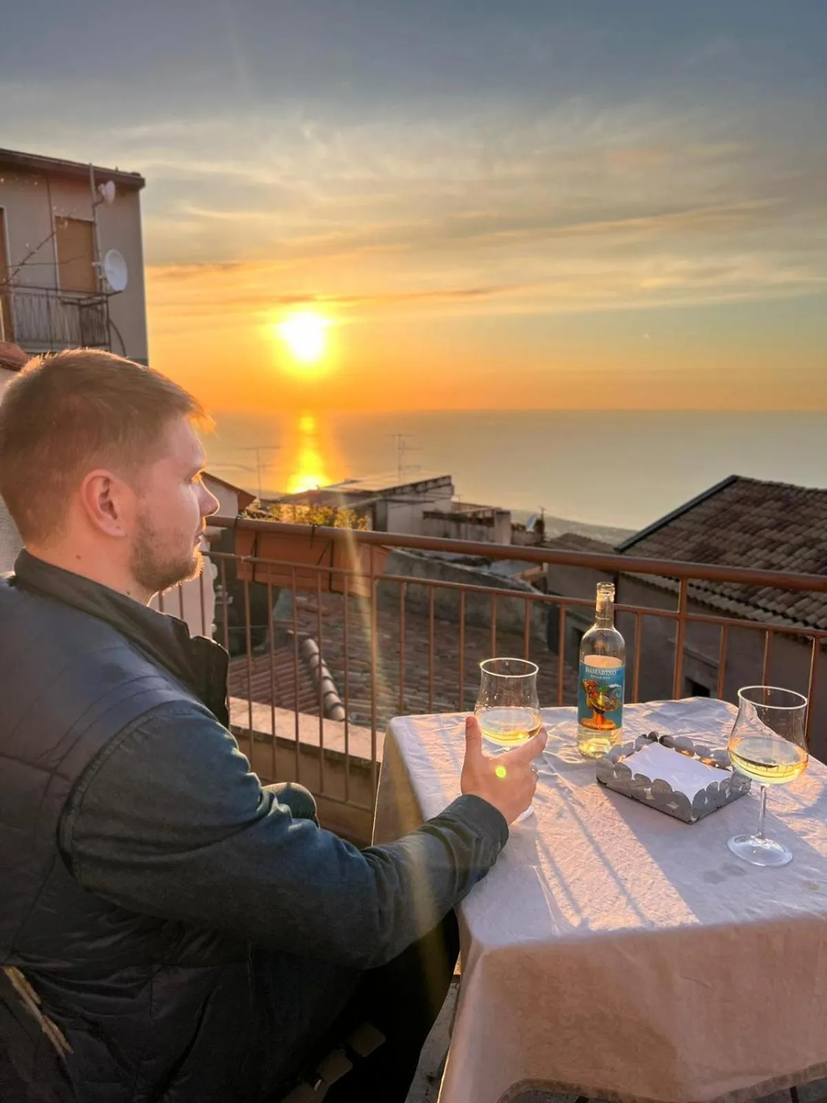 Balcony/Terrace in Bed & Breakfast StudioArcodia-