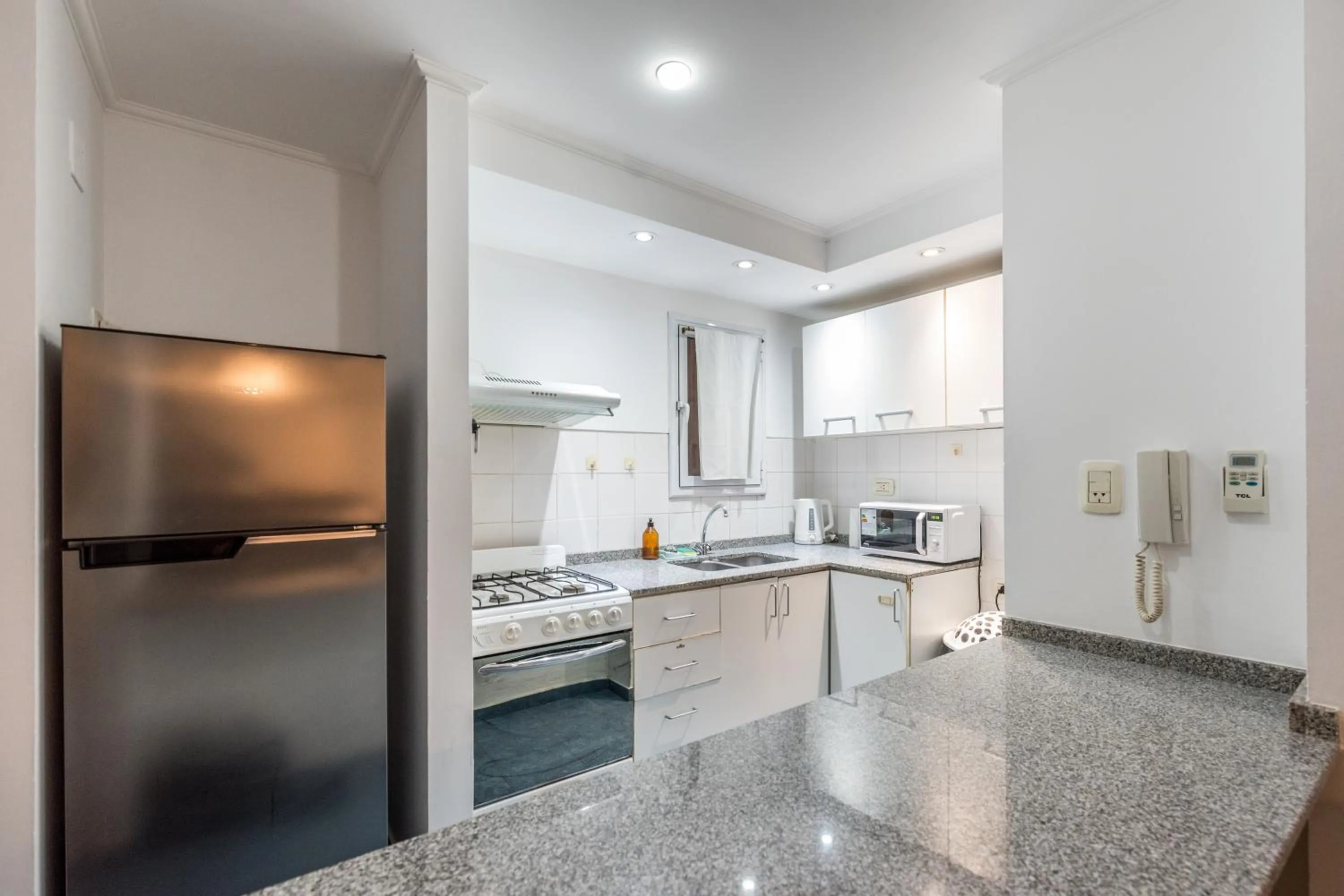 Kitchen or kitchenette in Lofty Departamentos Temporarios