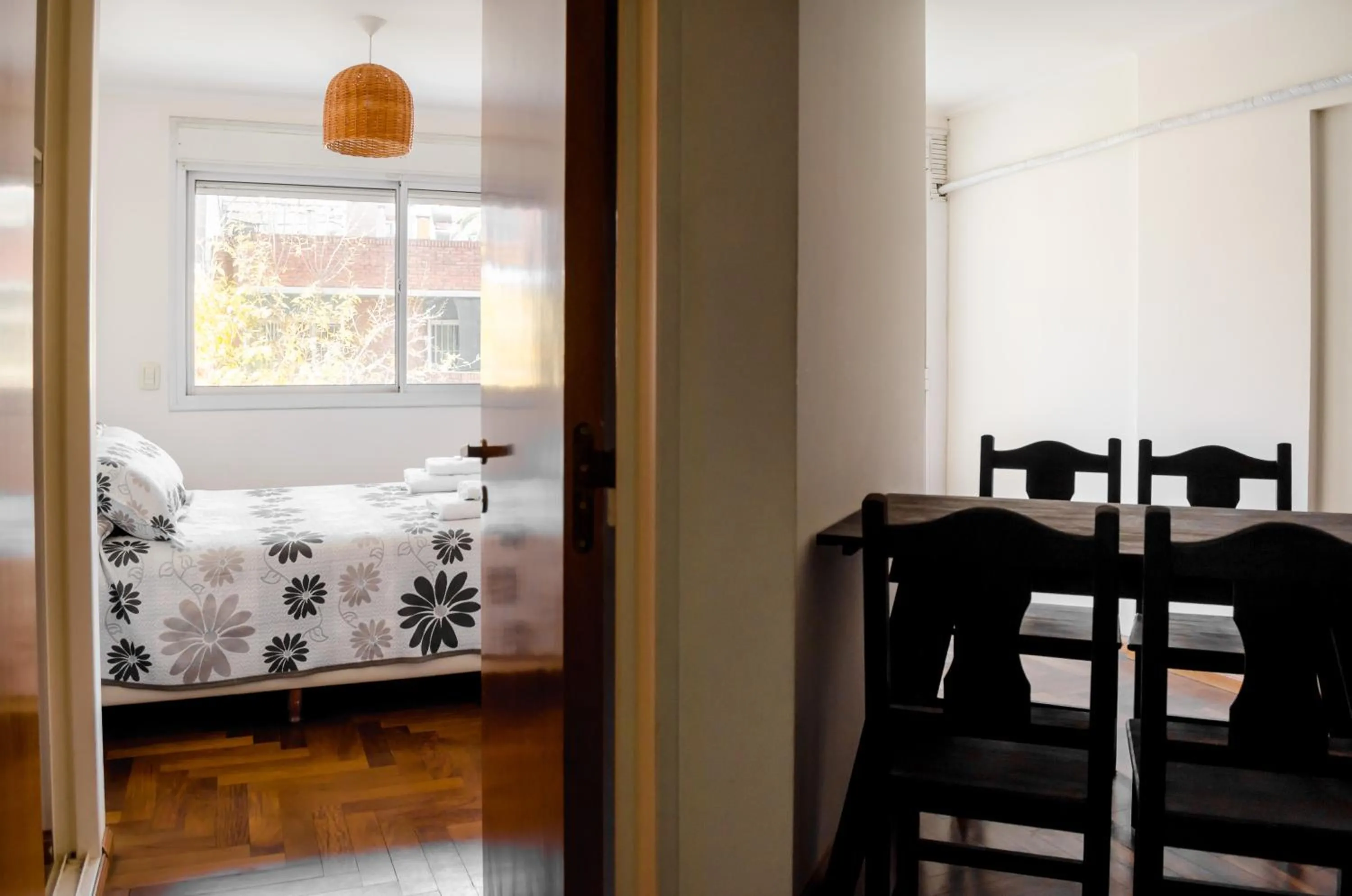 Communal lounge/ TV room, Bed in Lofty Departamentos Temporarios