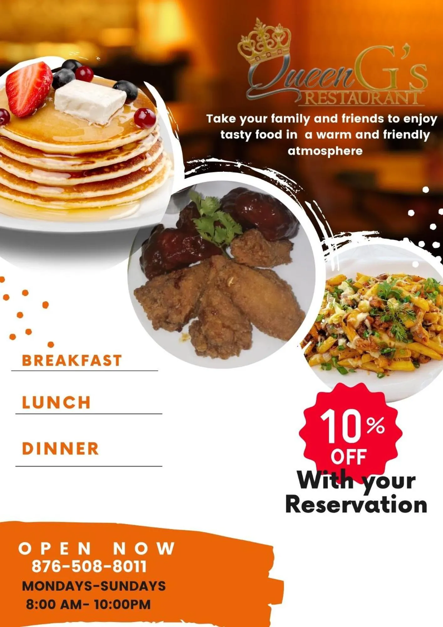 Restaurant/places to eat in Seacastles by the beach/pool