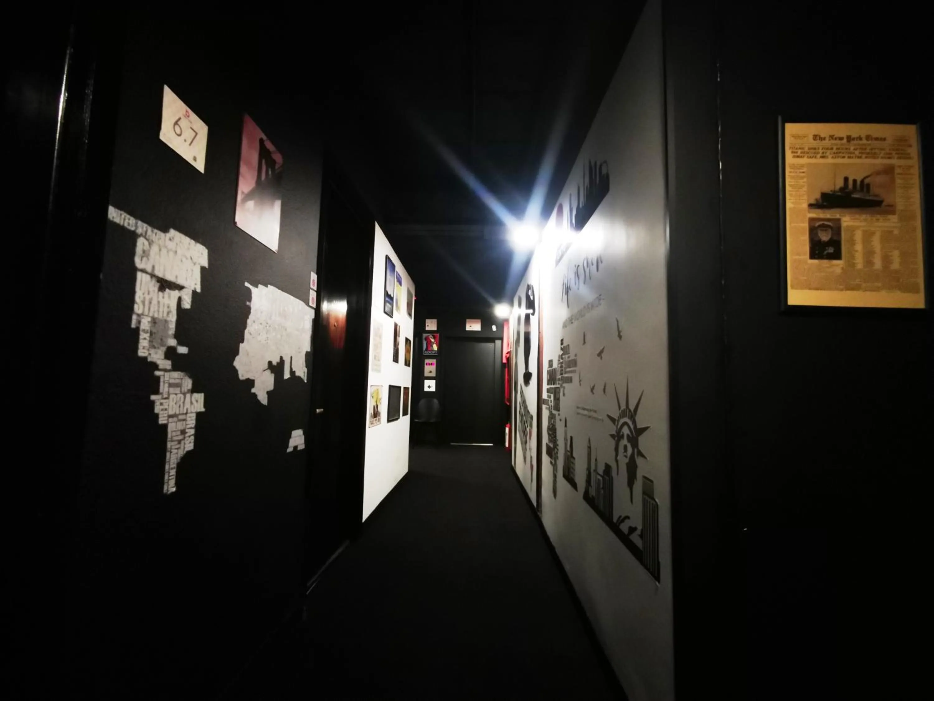 Decorative detail in Hotel Black Boutique